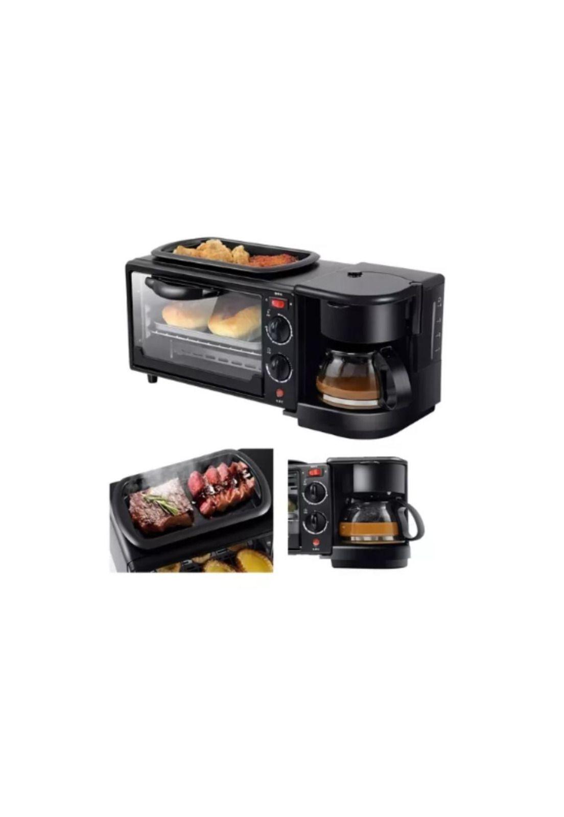 Máquina Para Hacer Desayuno 3 En 1 Horno Cafetera Sarten-3