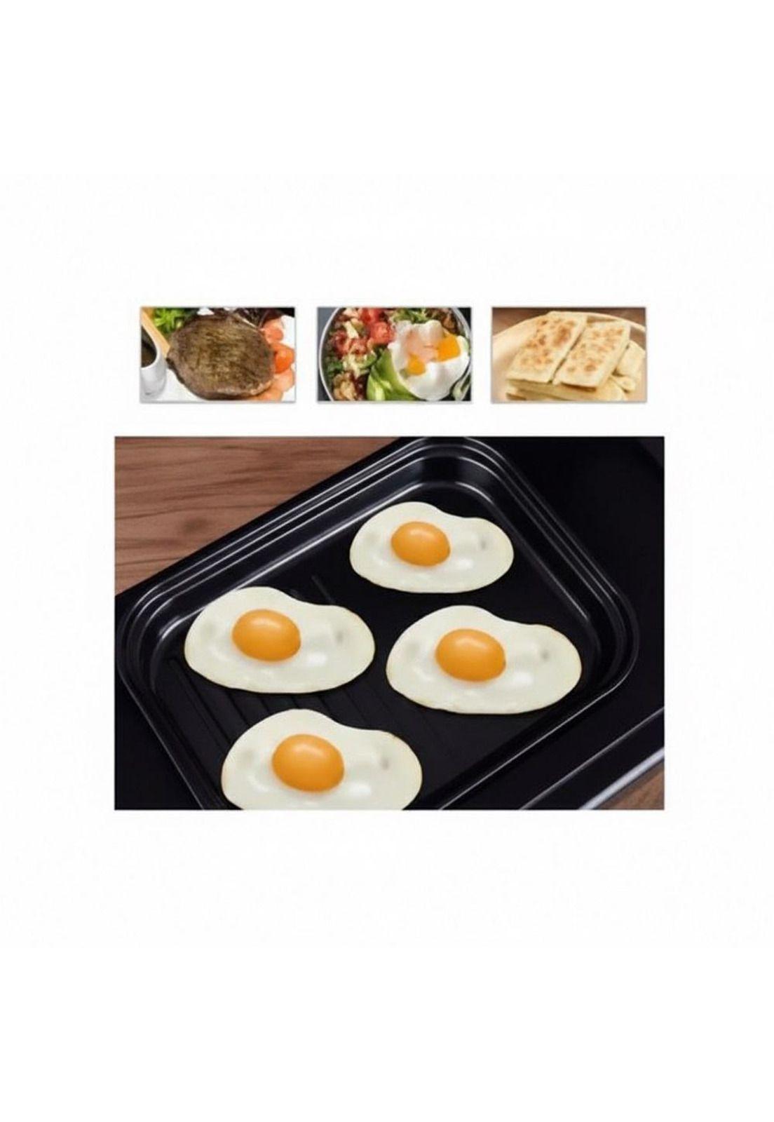 Máquina Para Hacer Desayuno 3 En 1 Horno Cafetera Sarten-4