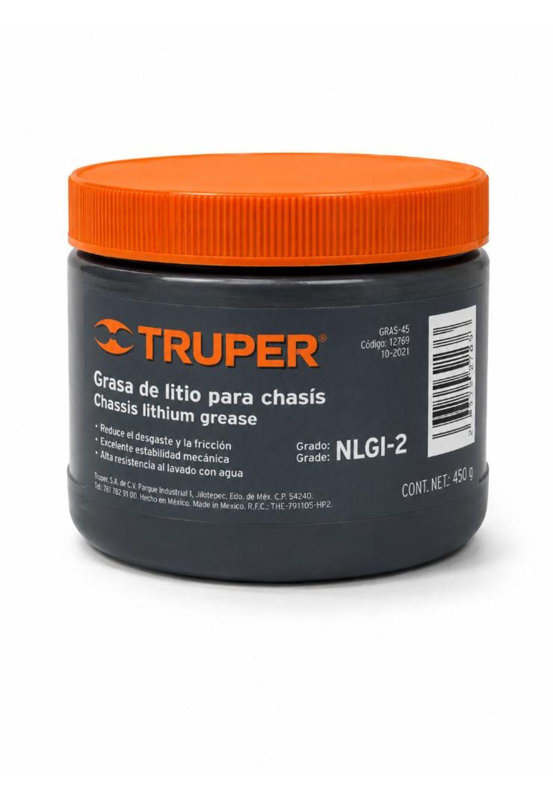 Grasa Lubricante Truper Multiusos 450 Gr. Gras-45-2