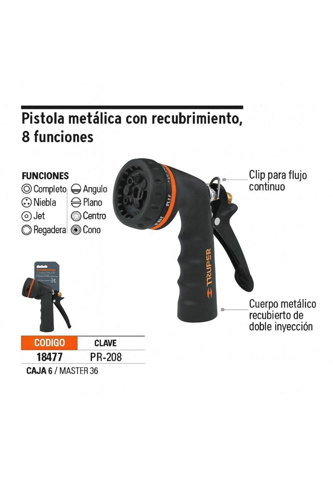 Pístola Para Riego De Metal Con Recubrimiento-3