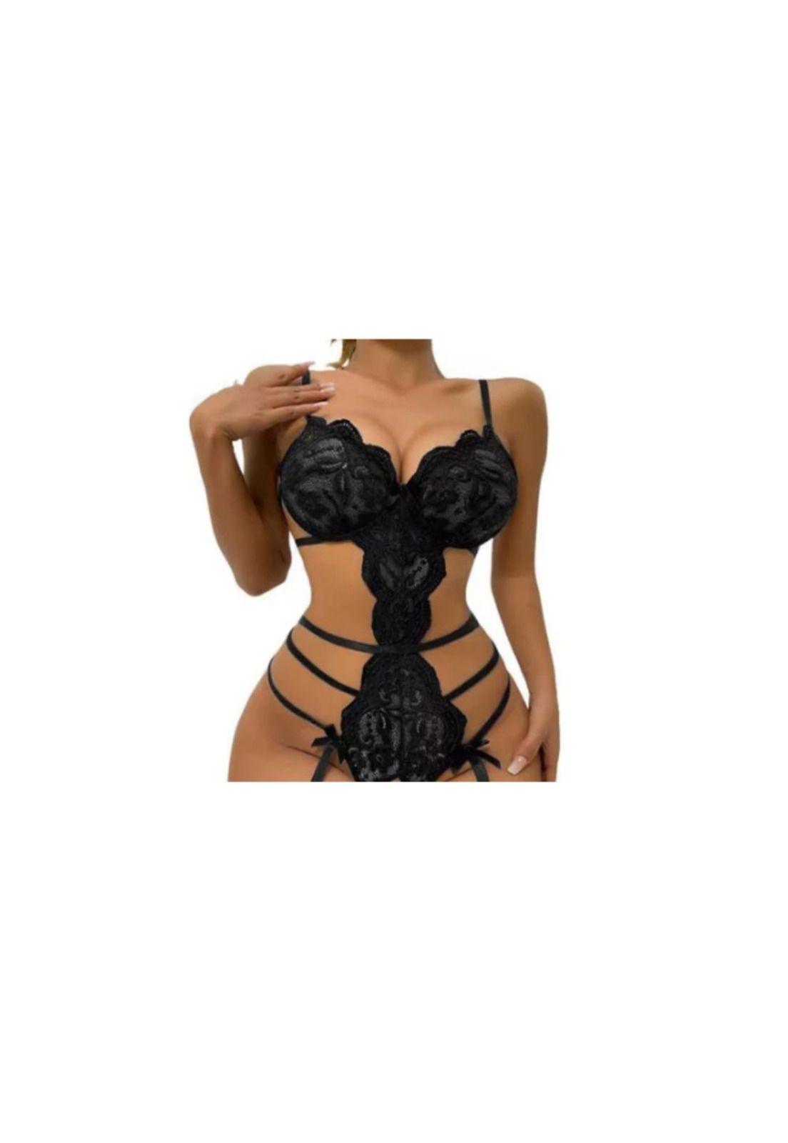 Lenceria Erotica Sexy Ajustable, Entrepierna Abierta Sexy-4