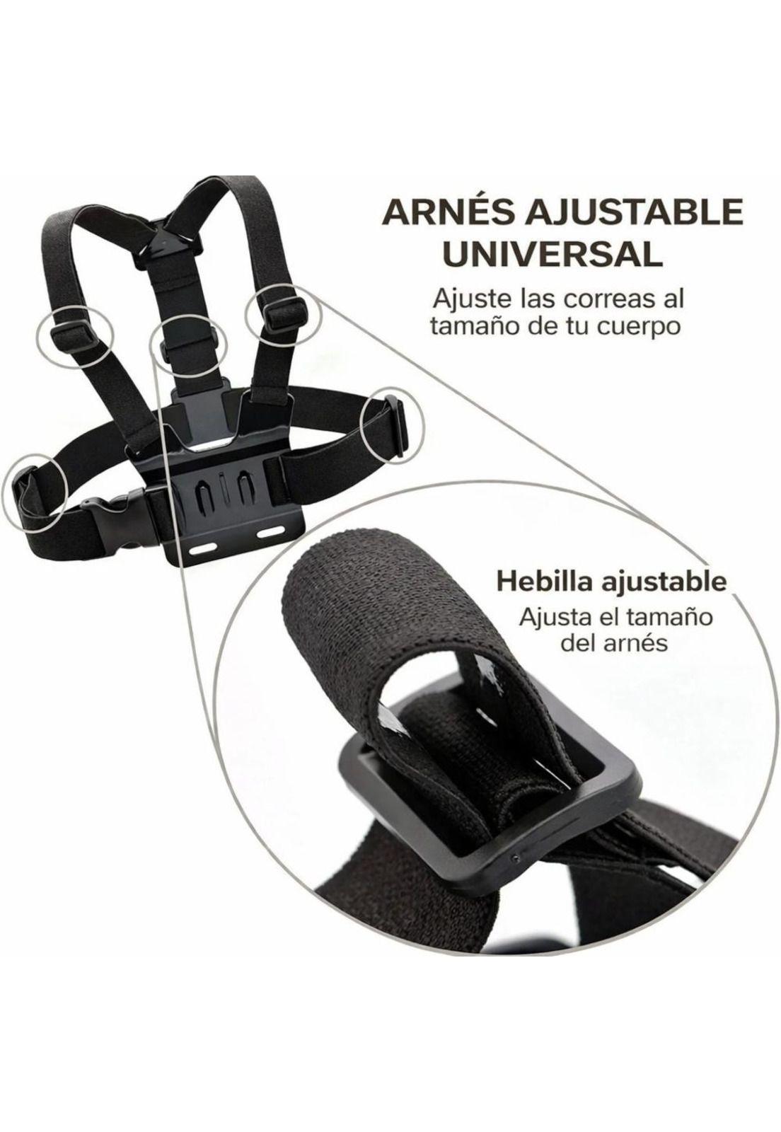 Soporte Celular Arnés Pecho Ajustable 360°-8