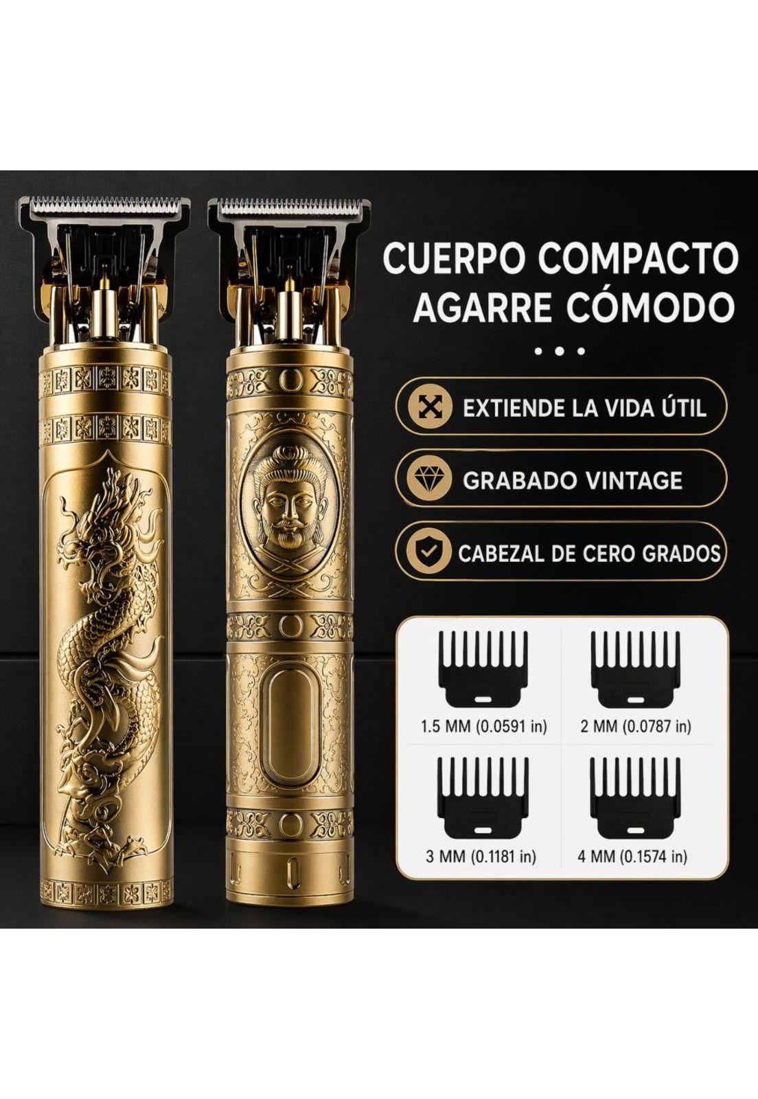 Afeitadora Eléctrica Maquina Corta Pelo Barba Recargable USB-4
