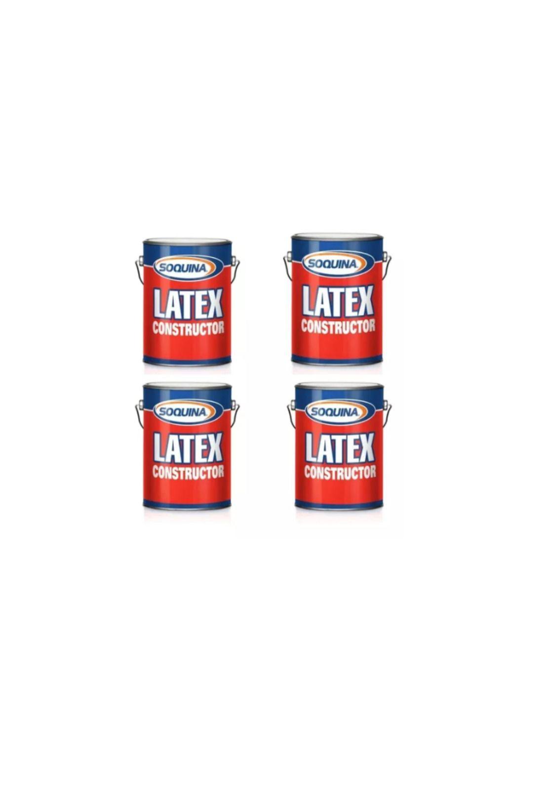 Latex Constructor Soquina Antihongos Galón Blanco Pintura-1