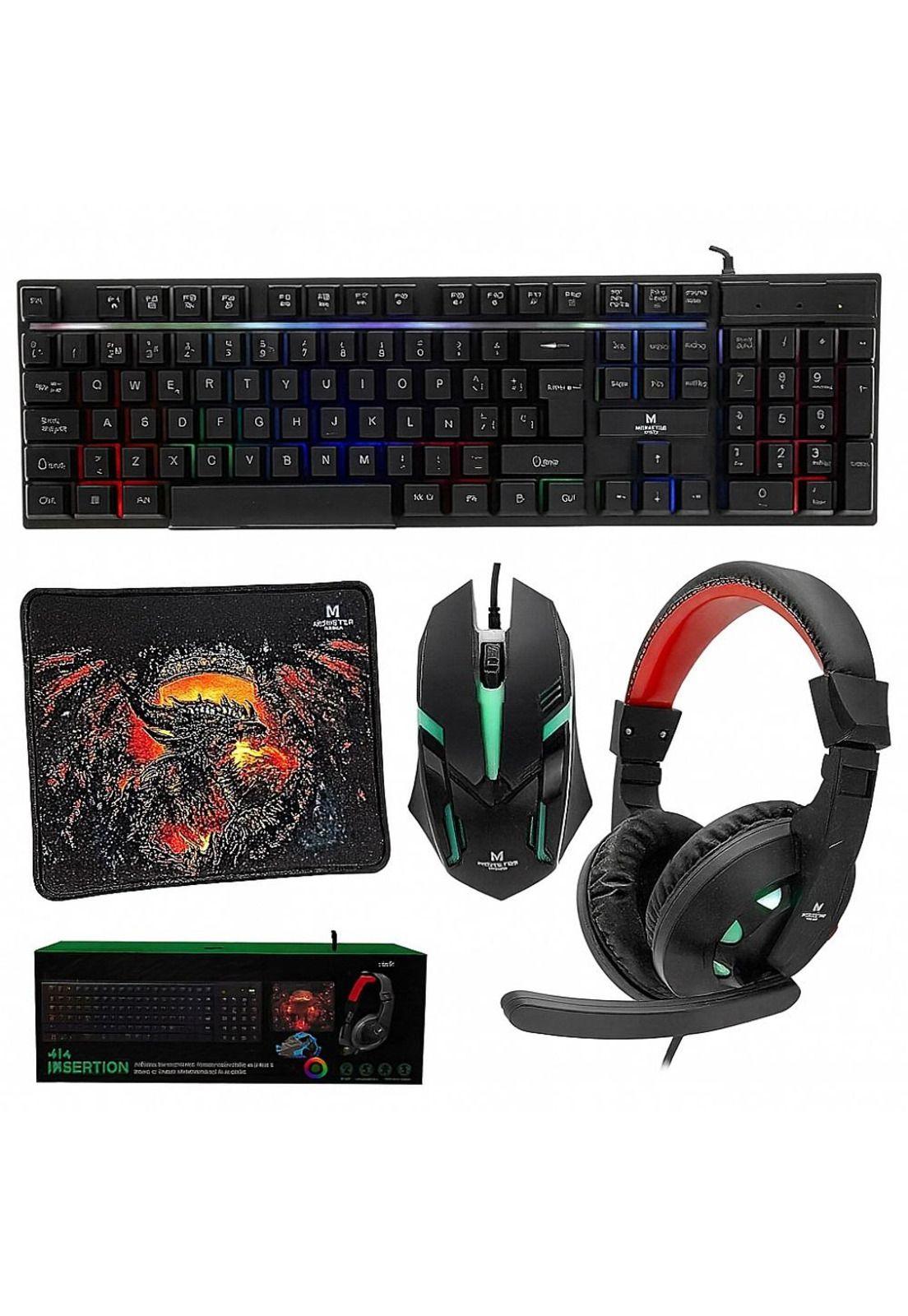 Kit Gamer Ultra K4125  con Teclado y Mouse en Español-3