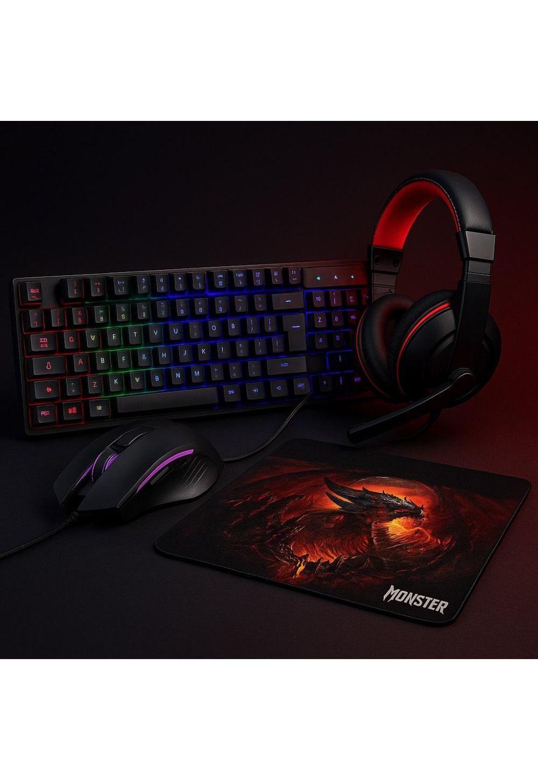 Kit Gamer Ultra K4125  con Teclado y Mouse en Español-4