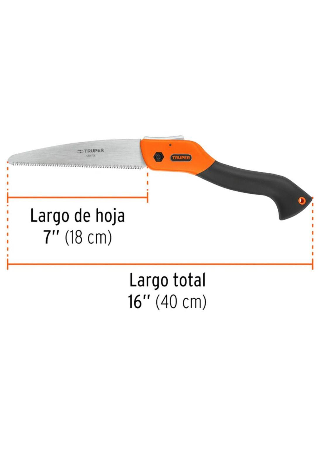 Serrucho Plegable De 10 , Hoja Curva Stp-10pc Truper-2