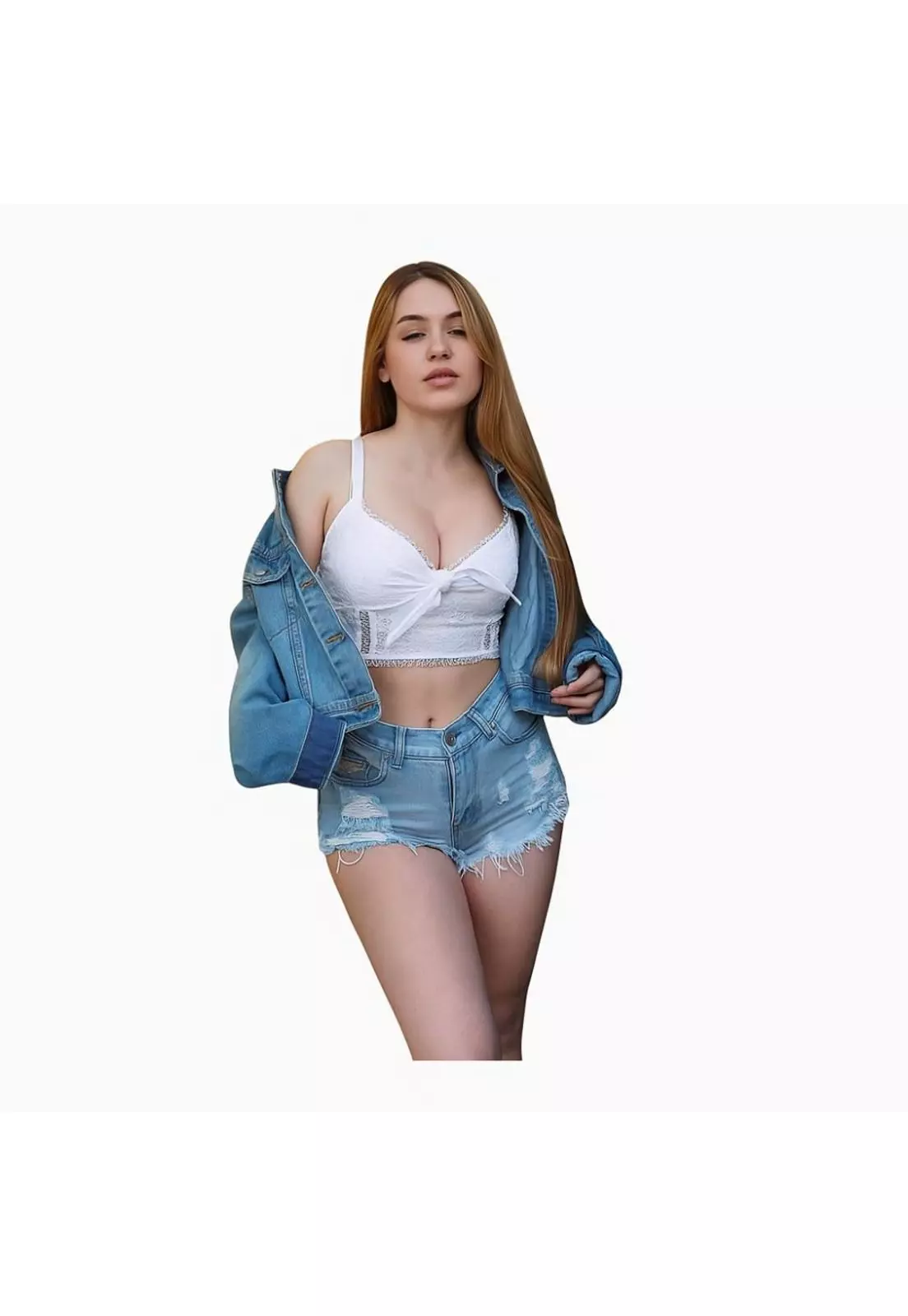 Short Jeans Mujer Mezclilla Denim Tiro Alto Excelente Horma-3