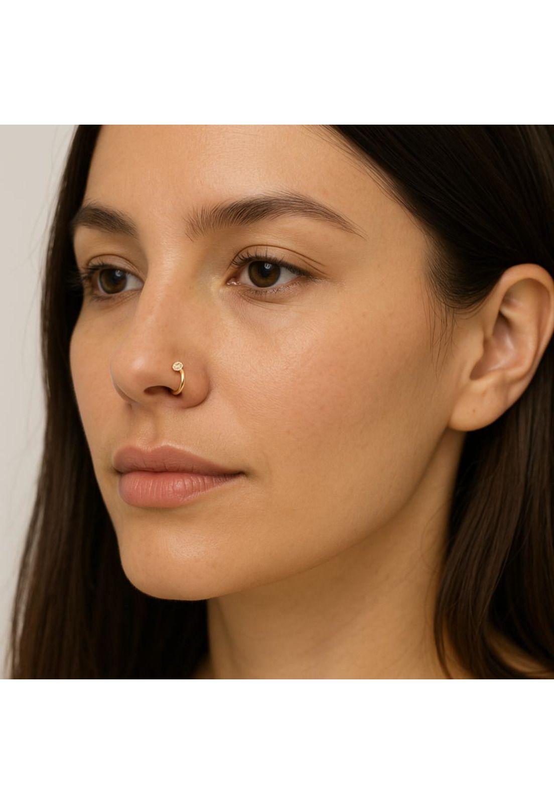 Aro cuff Nariz Falso Sin Perforacion Elegante-3