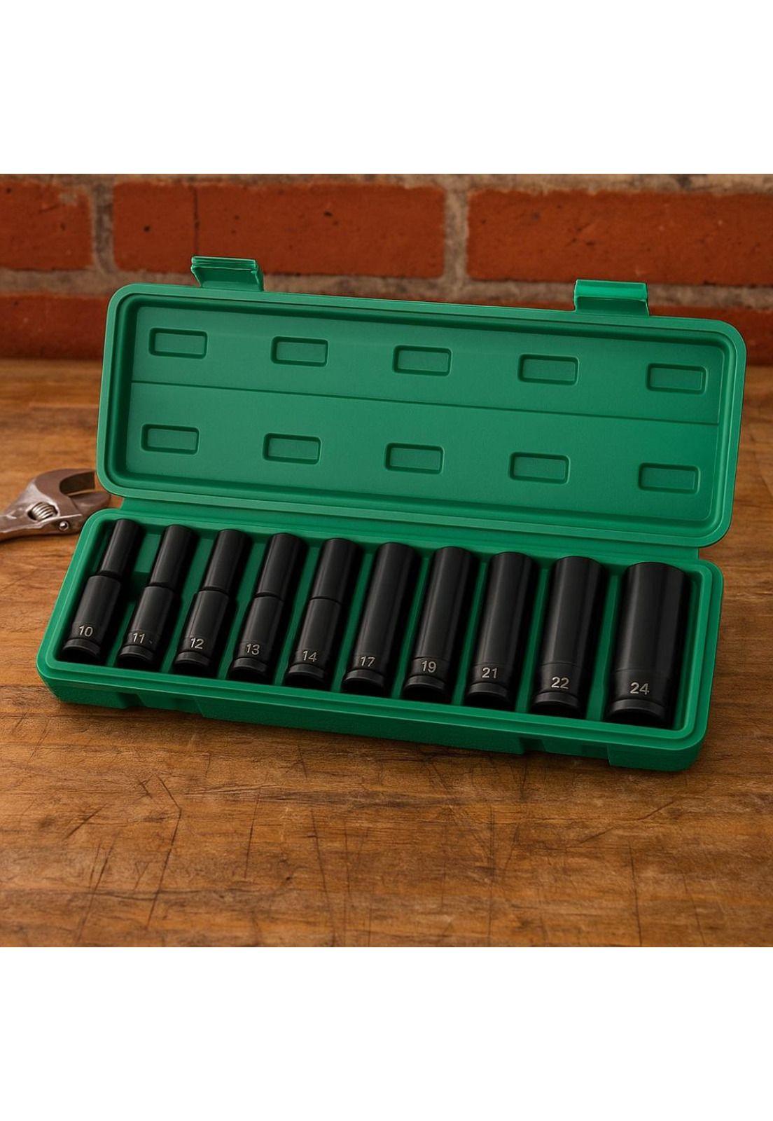 Set Dados Impacto 1/2” 10 Pzs 8-24 mm-1