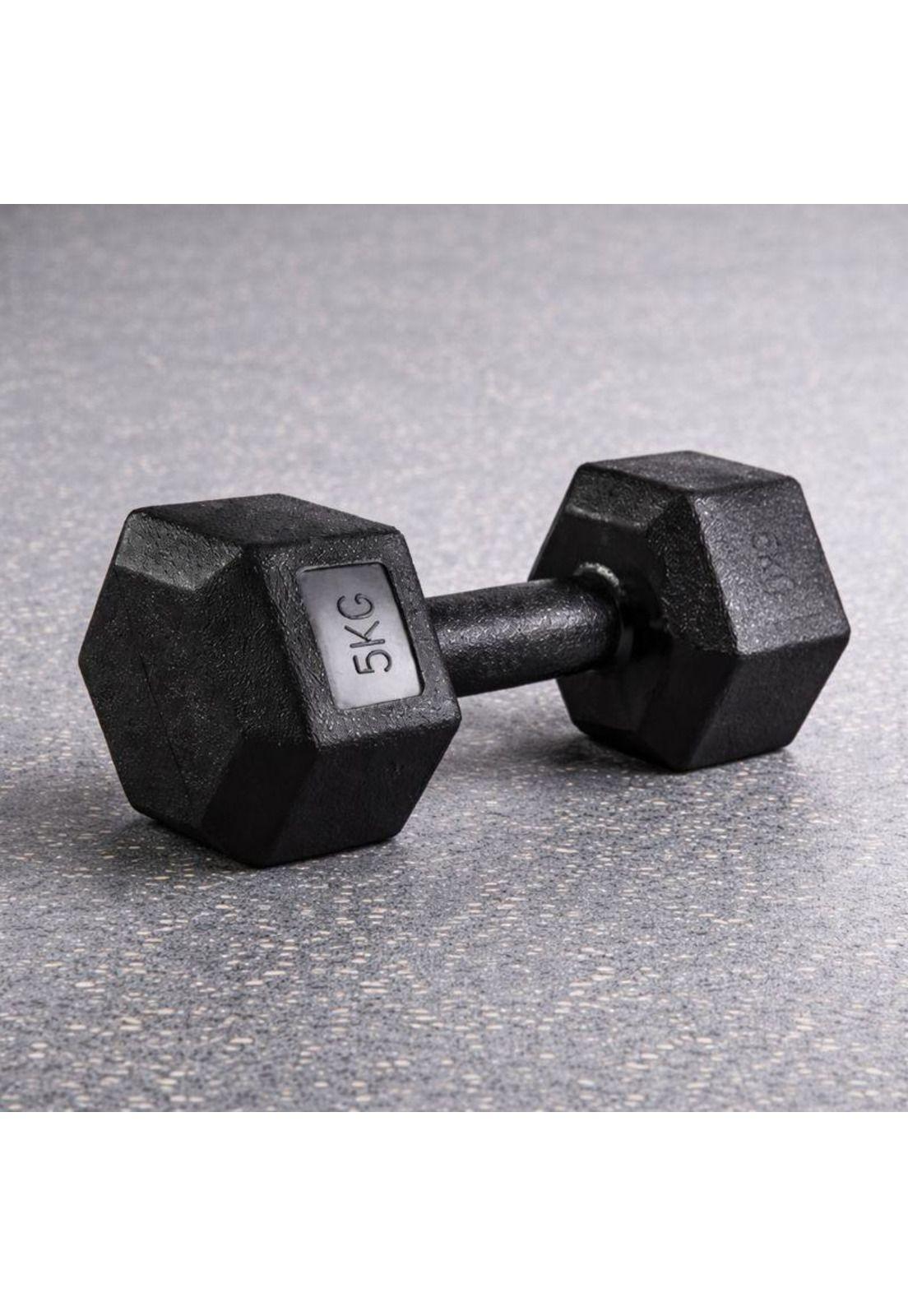 Mancuerna Hexagonal 5KG PVC Antideslizante-1
