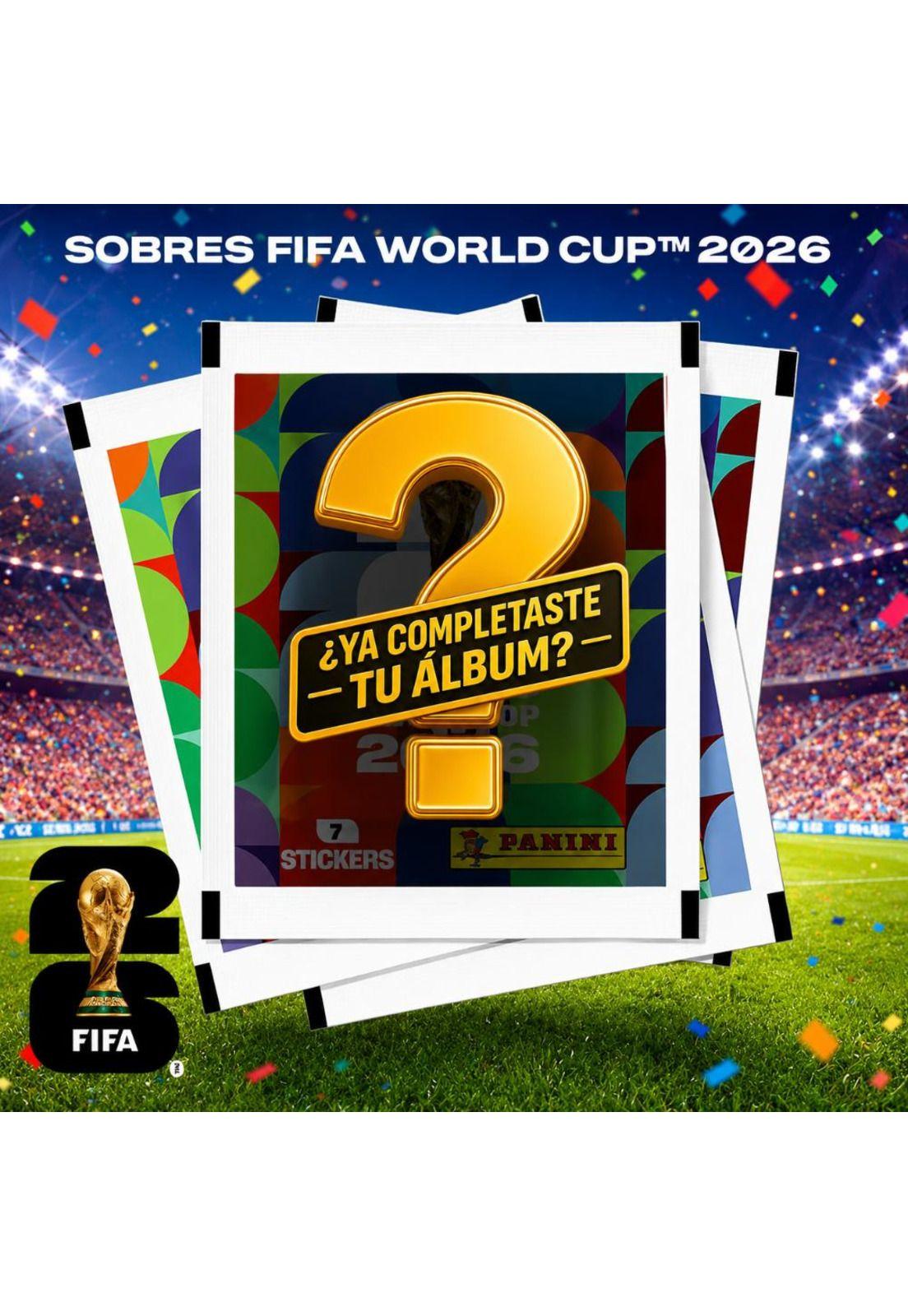 Pack 5 Sobres  MUNDIAL FIFA 2026 Panini Original 35 Láminas-4
