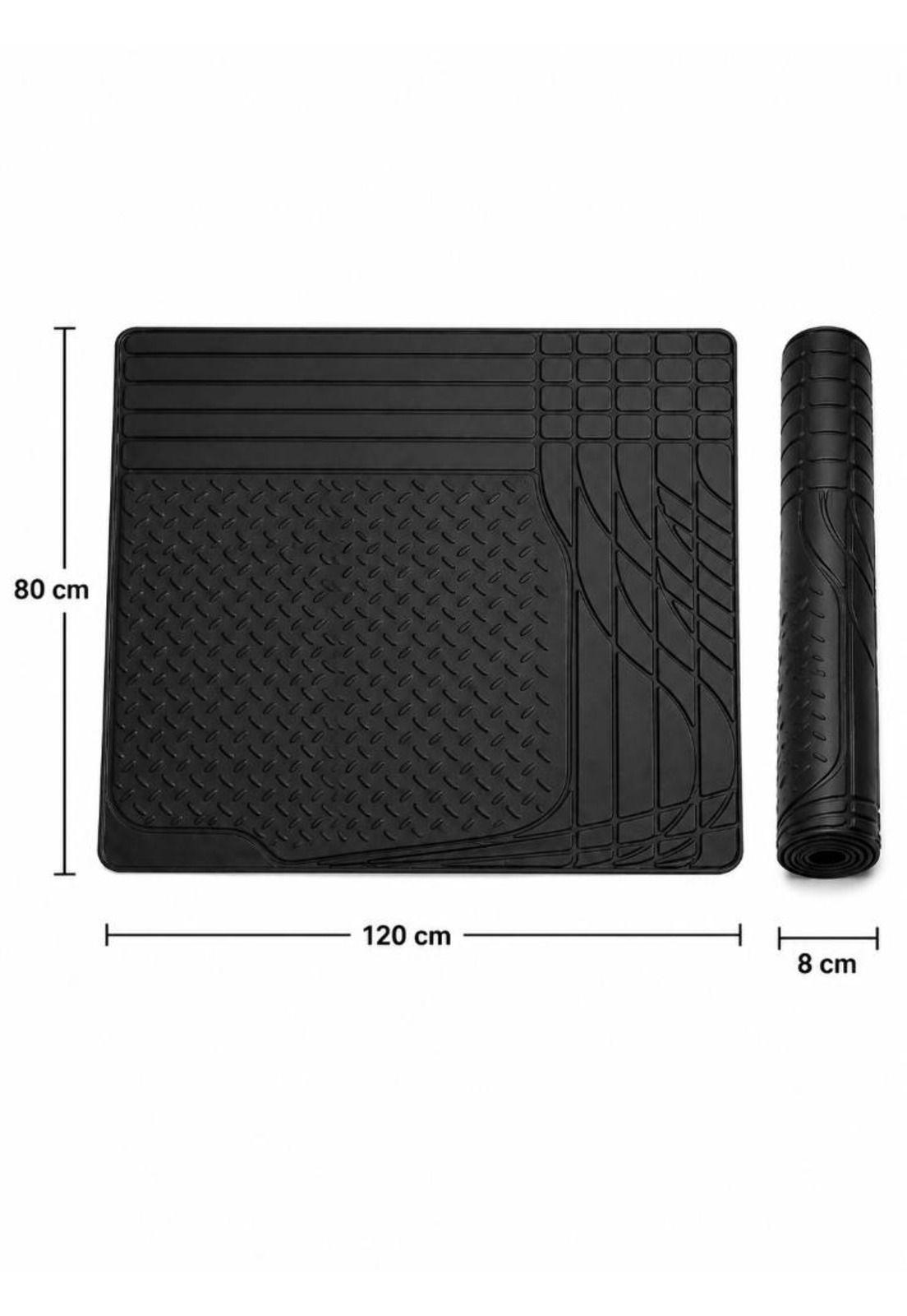 Alfombra Cubre Maletero De Goma Para Autos Y Universal 120*80CM-5