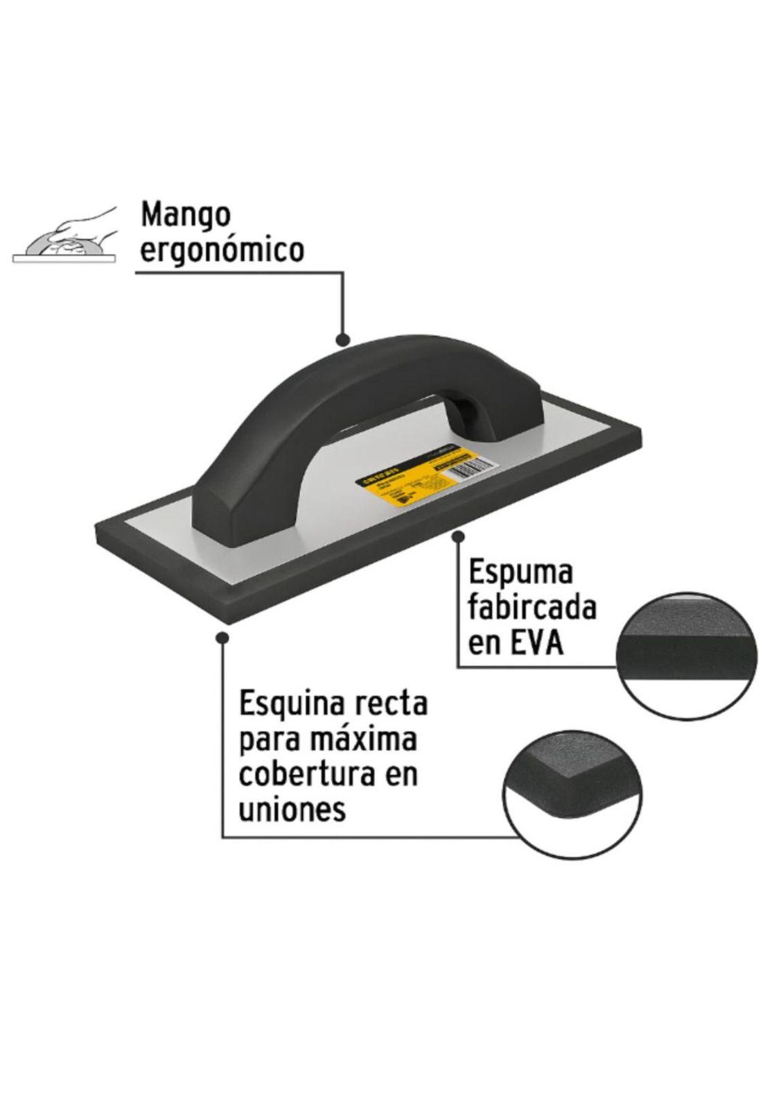 Fraguador Liso De Hule 9-1/2 Espesor 7/16 Pretul-1