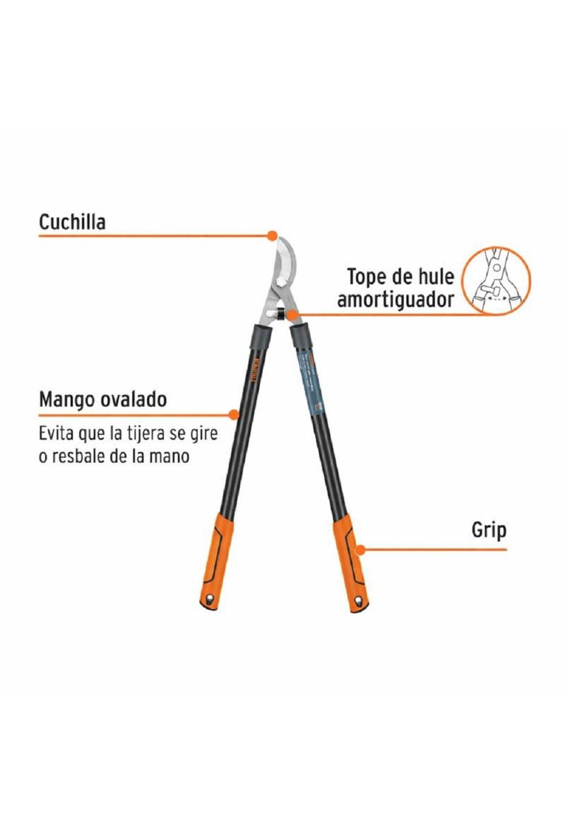 Tijera Corta Ramas 28" Mangos Tubulares Truper-2