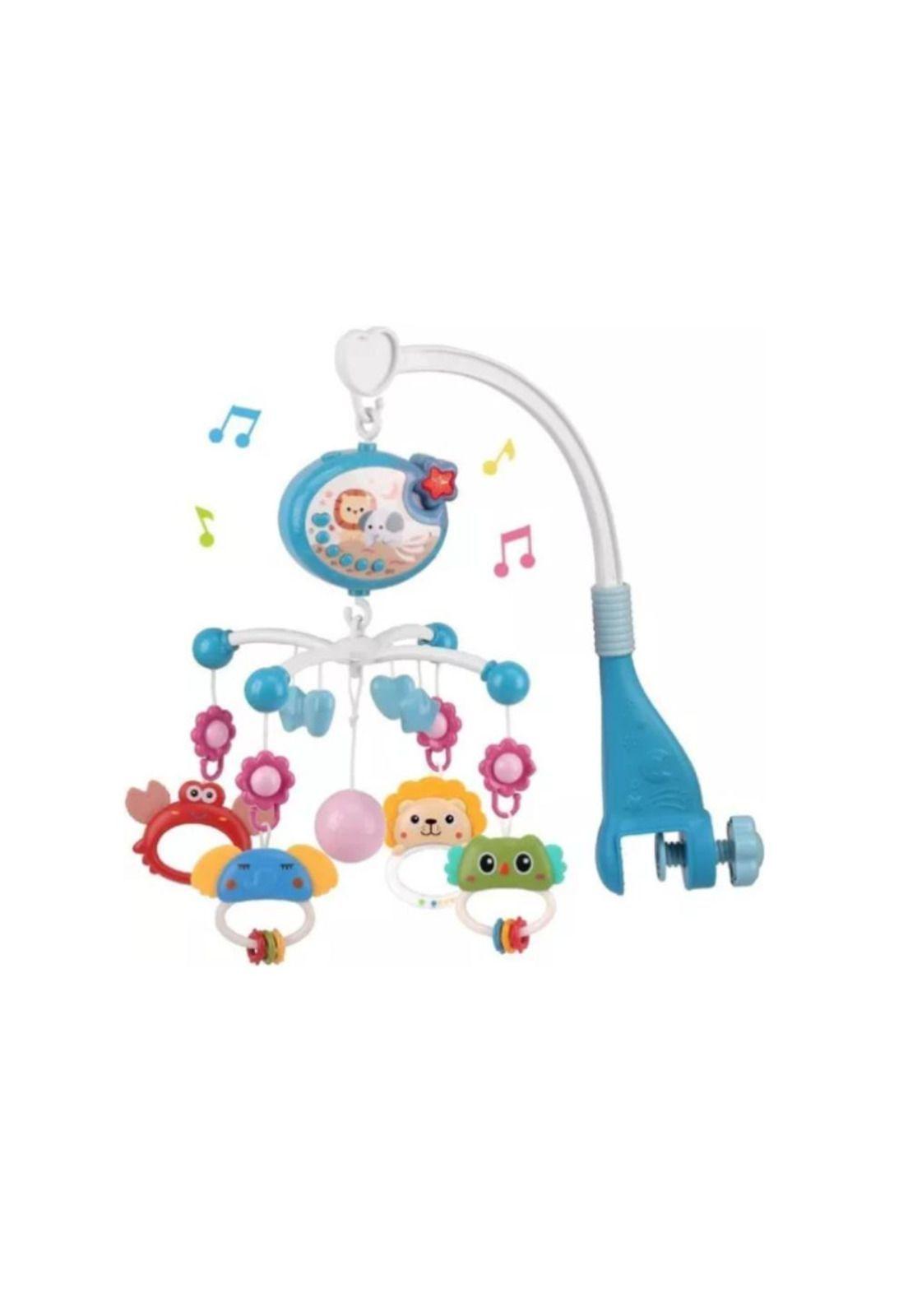 Móvil de Bebe Sonajero Musical Giratorio 360° Cuna y Coche-6