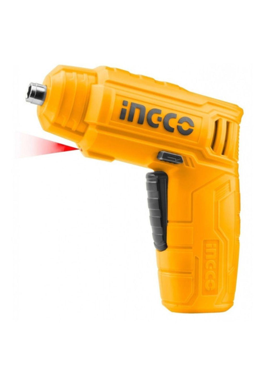 Atornillador Inalámbrico + Accesorios 4v 1/4 Ingco-2