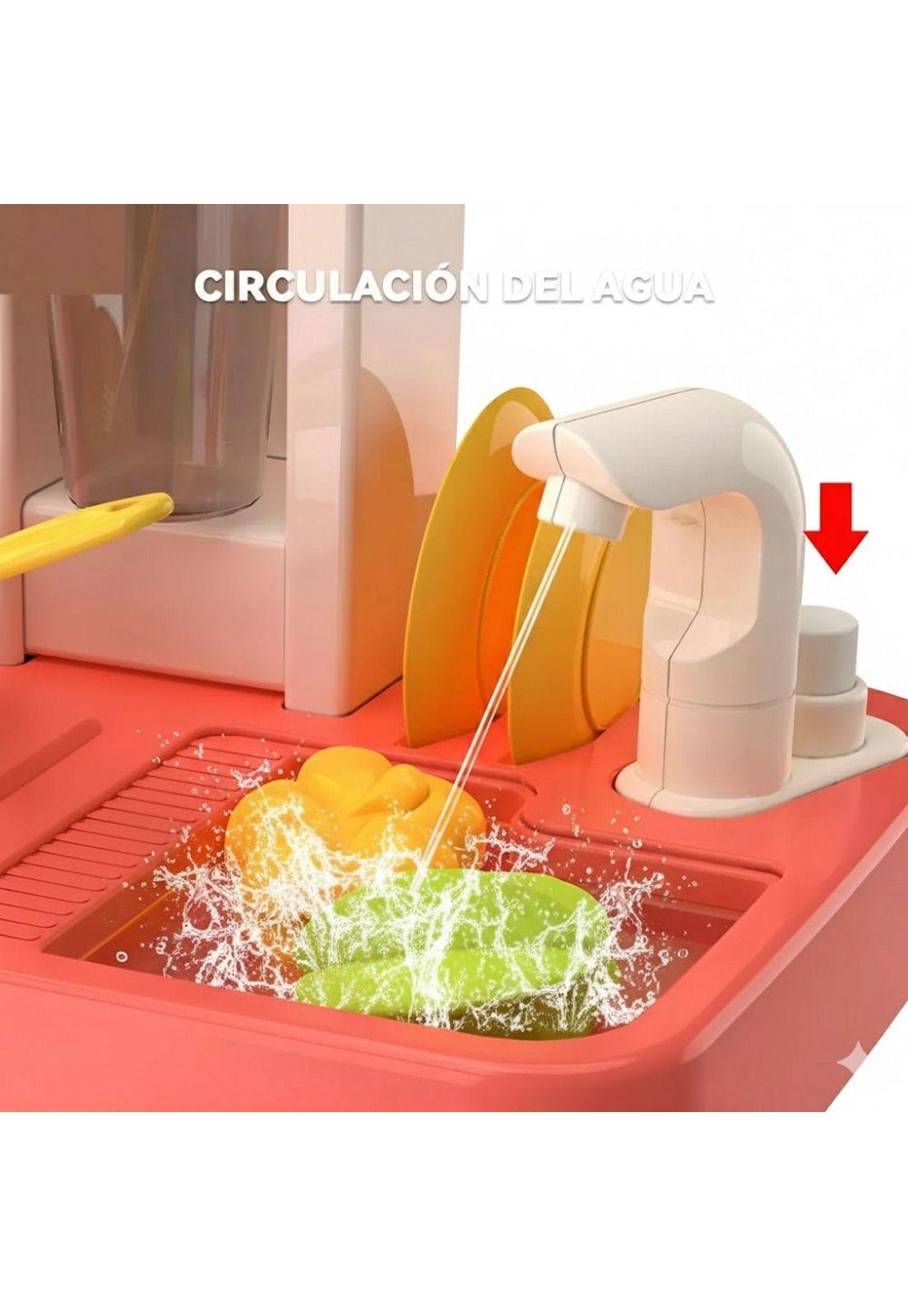 Cocina Infantil Grande 50pcs con Spray y Sonidos-3