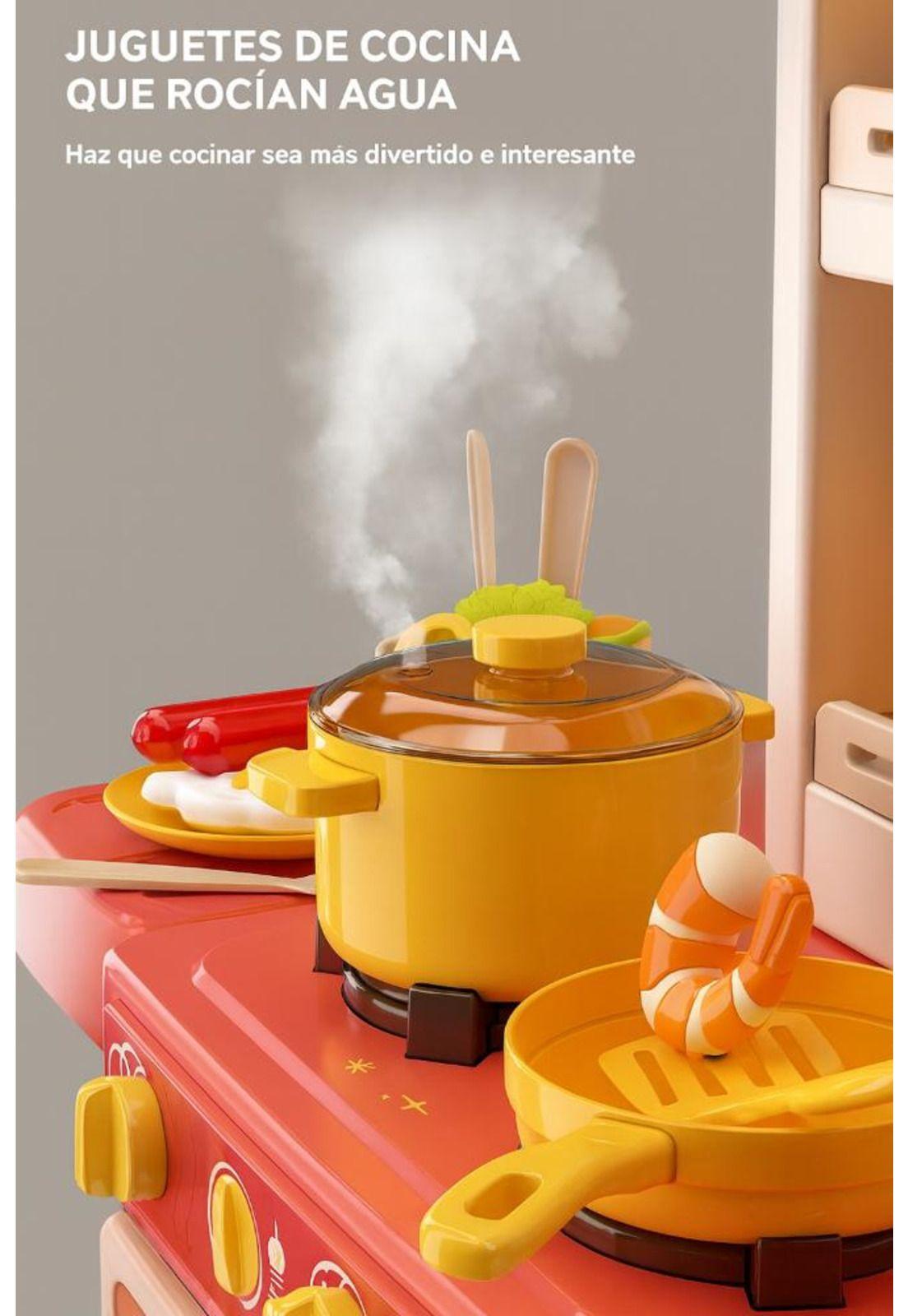Cocina Infantil Grande 50pcs con Spray y Sonidos-4