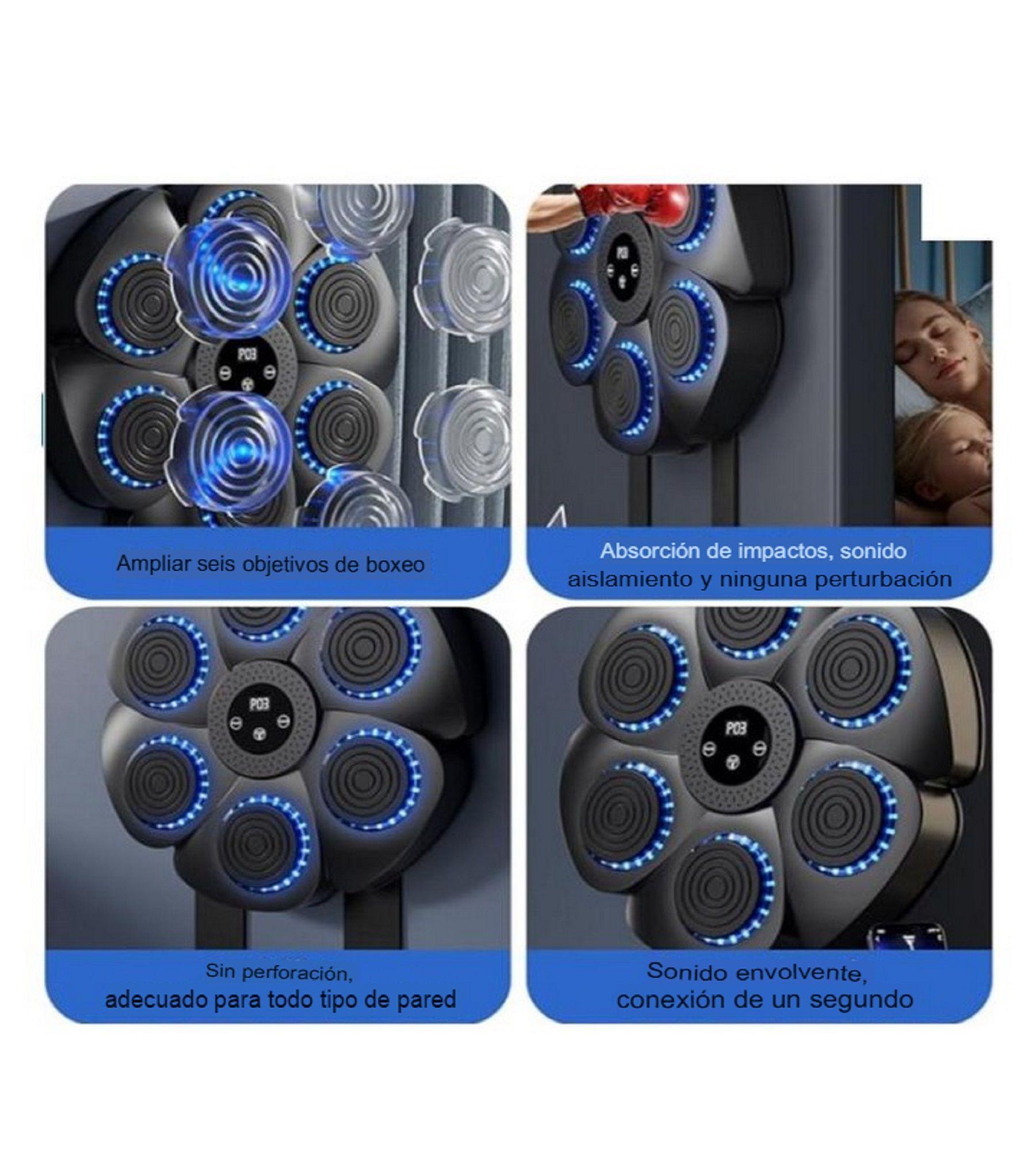 Maquina De Boxeo Guantes Artes Marciales Música Bluetooth-7