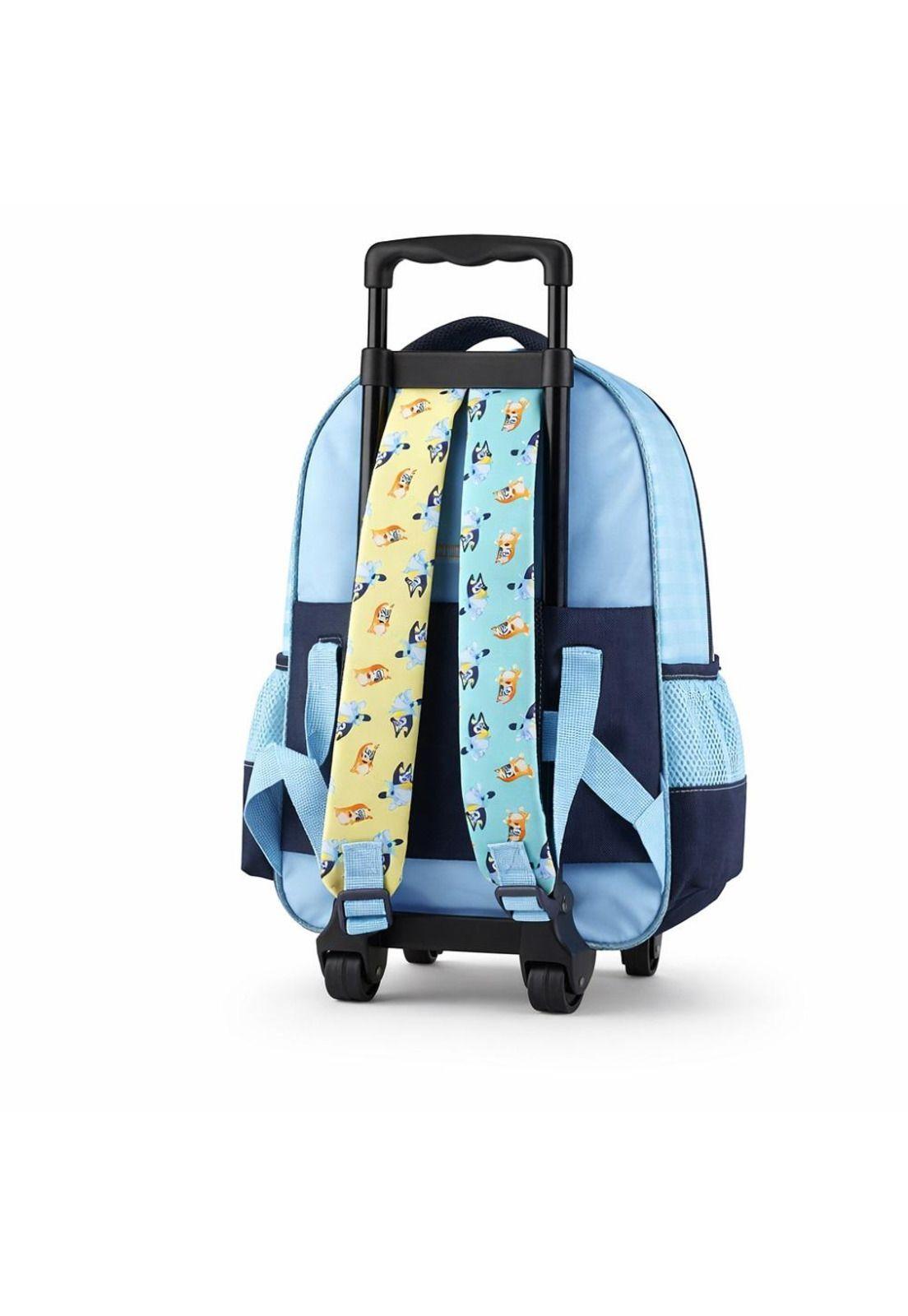 Mochila Bluey con Ruedas + Lonchera y Estuche-7