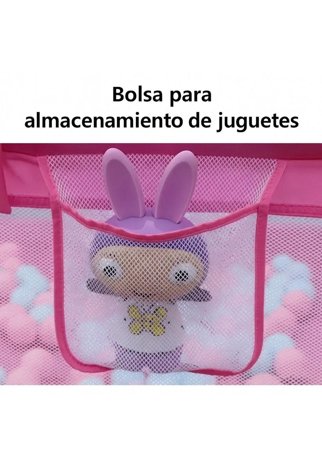 Corral Infantil 128cm con Aro de Básquet y Puerta Segura-4