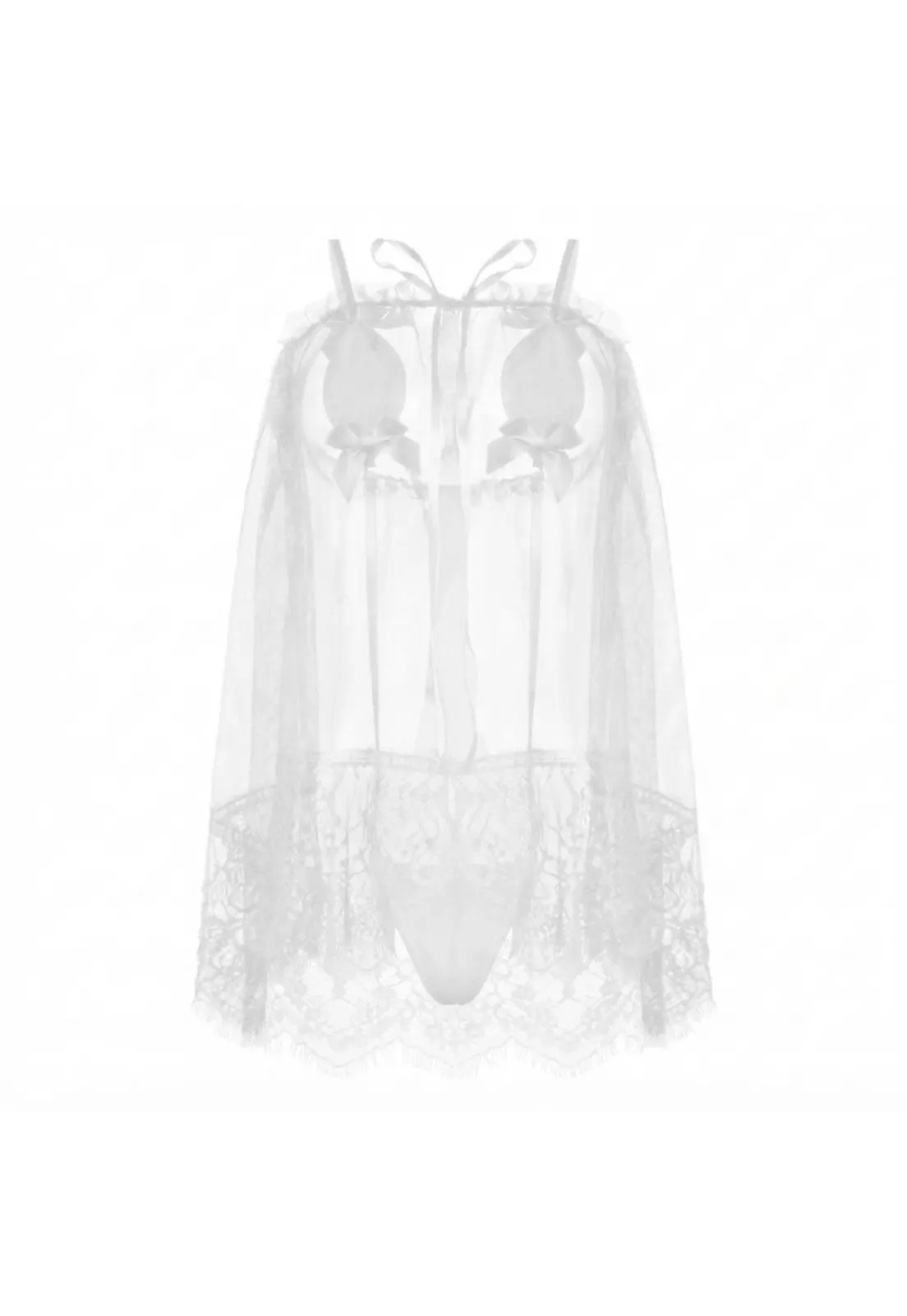 Lencería Vestido Sexy Transparente Para Dormir Babydolls-3