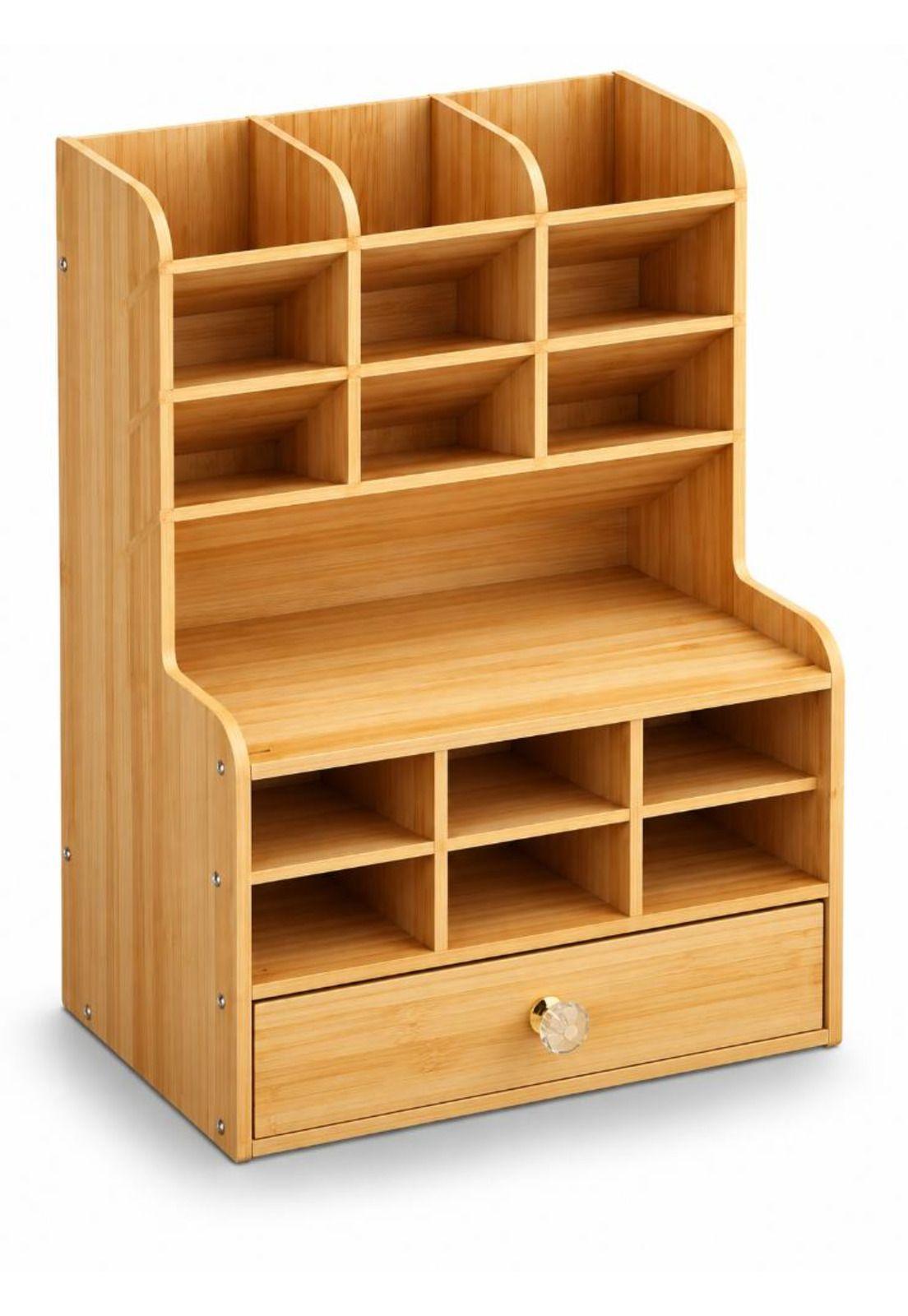 Organizador Escritorio Con Cajón Y Compartimentos Oficina-3