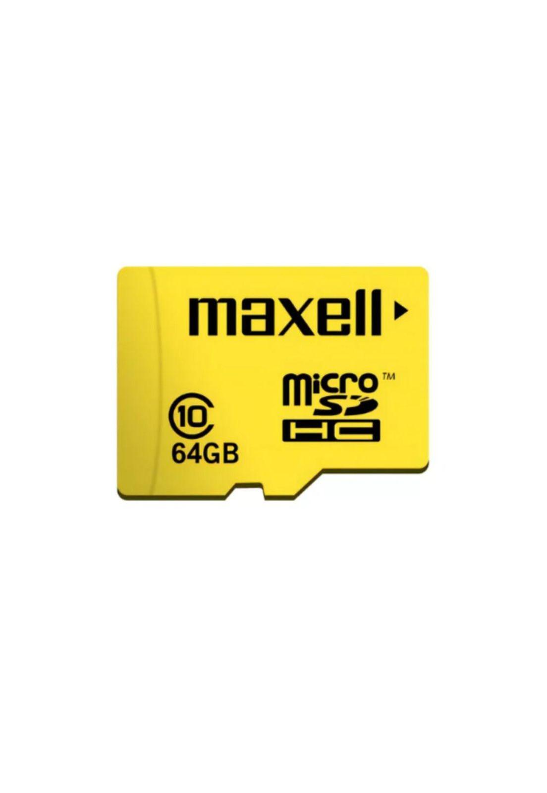 Tarjeta de Memoria MicroSD 64GB Maxell Clase 10 + Adaptador-2
