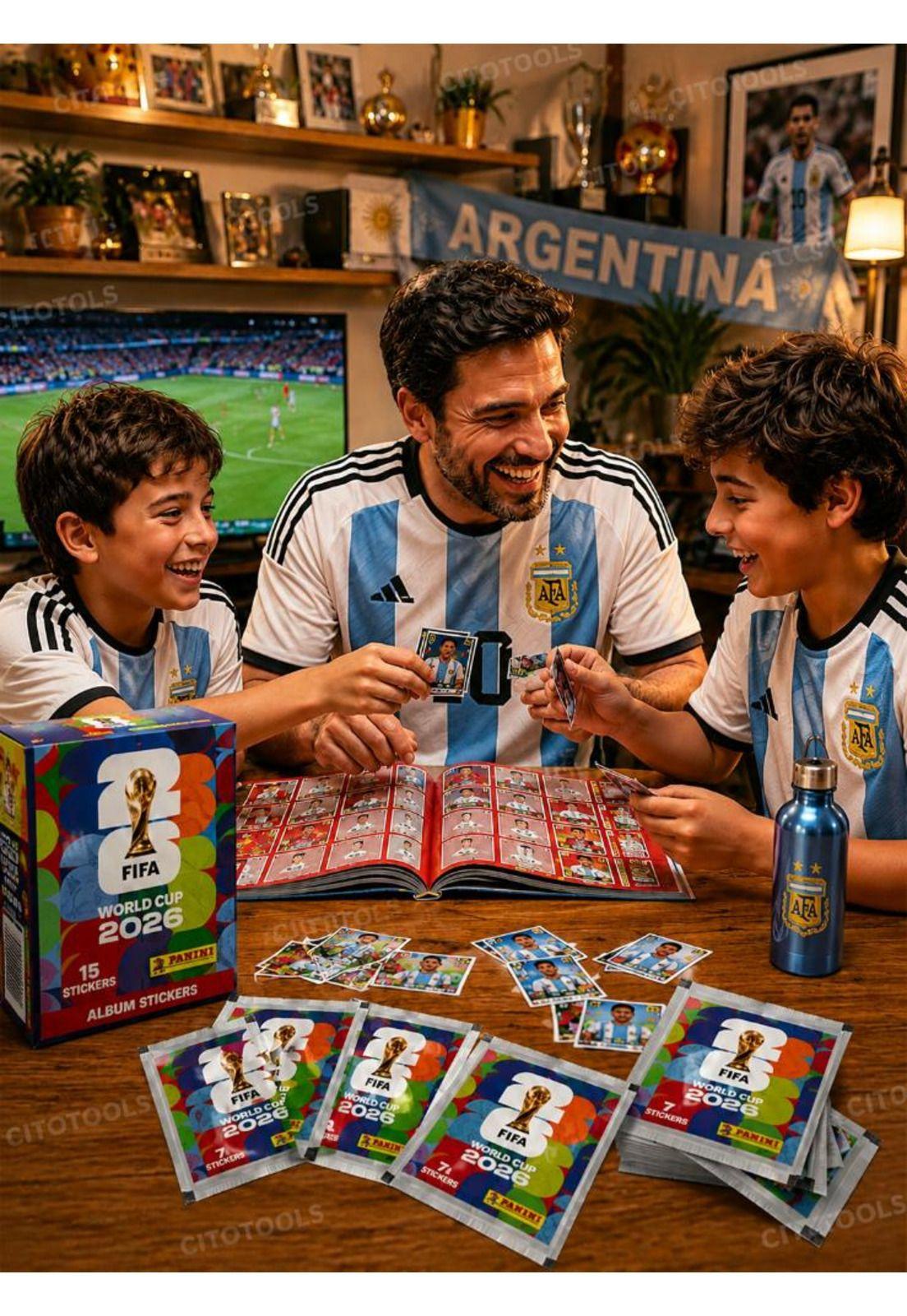 Pack 15 Sobres Panini Mundial 2026 105 Láminas Originales-1