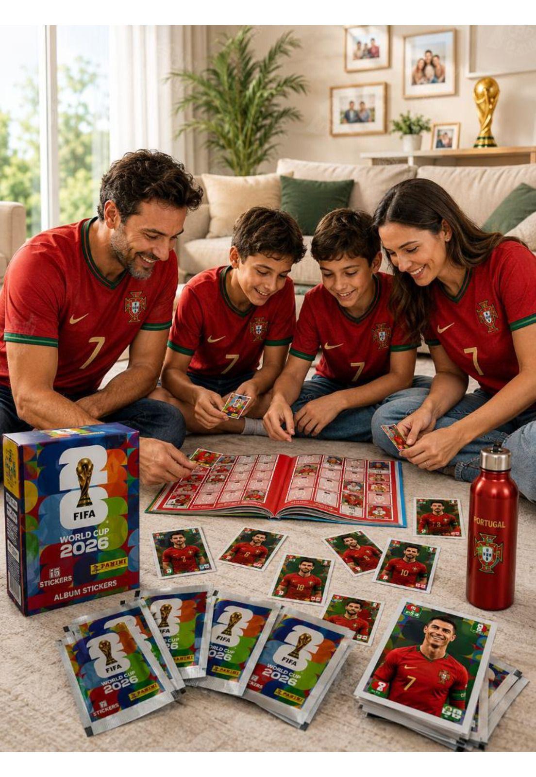 Pack 15 Sobres Panini Mundial 2026 105 Láminas Originales-4