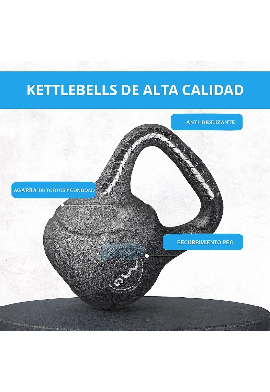Pesa Rusa Kettlebell 16 Kg Entrenamiento Fitness CrossFit-4
