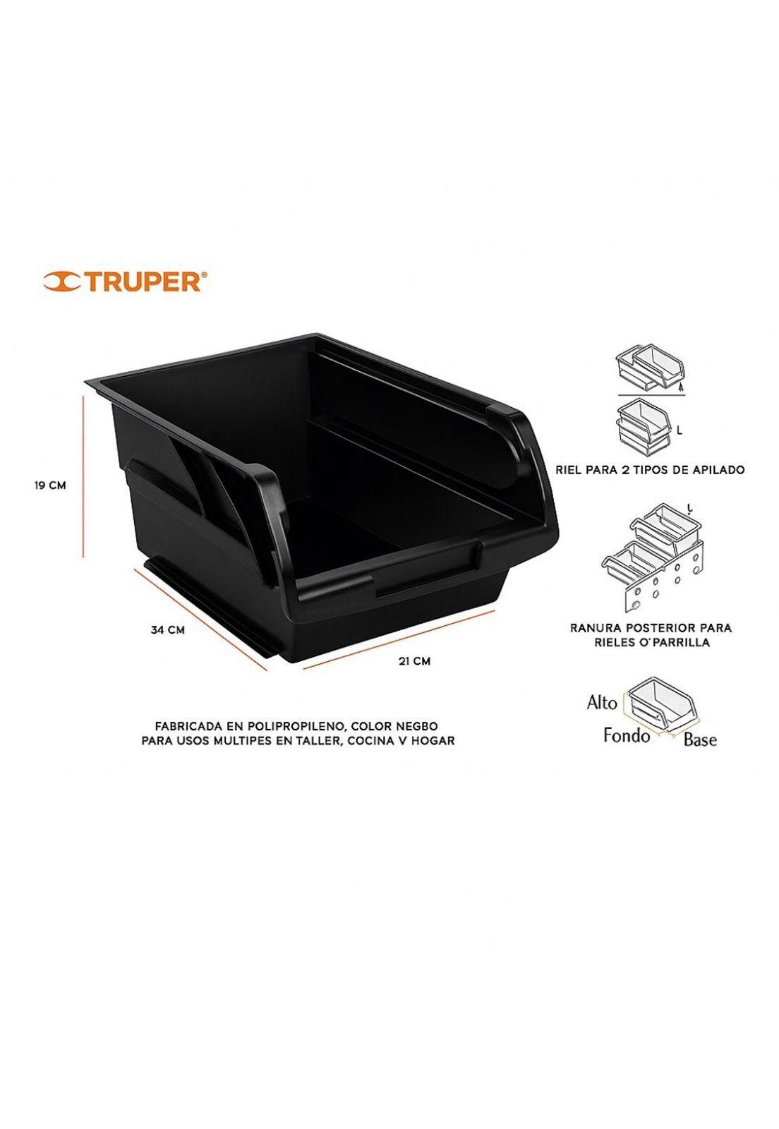 Gaveta Apilable Plastica 4 Truper-3