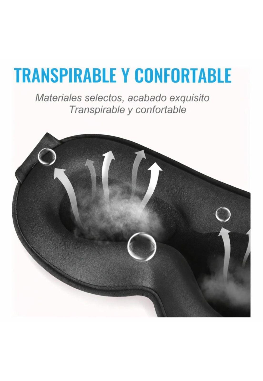 Antifaz 3D Total Oscuridad Suave Ajustable-3