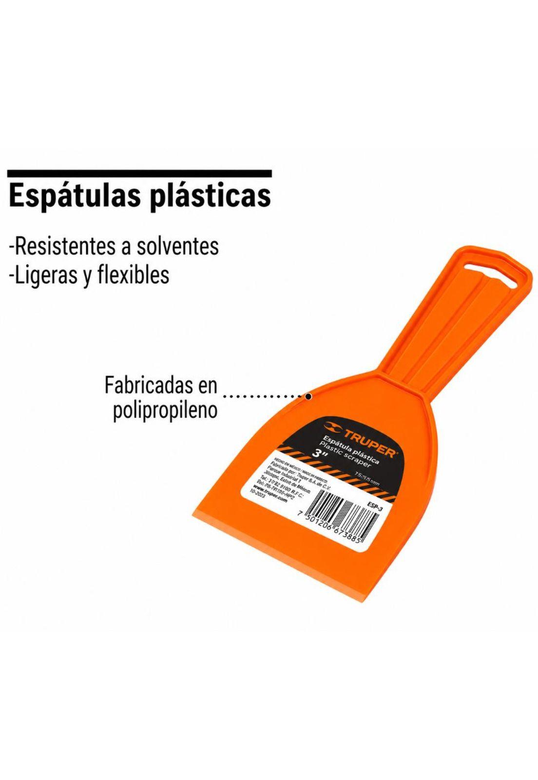 Espatula Plastica 3´´ Et-3p Truper-1
