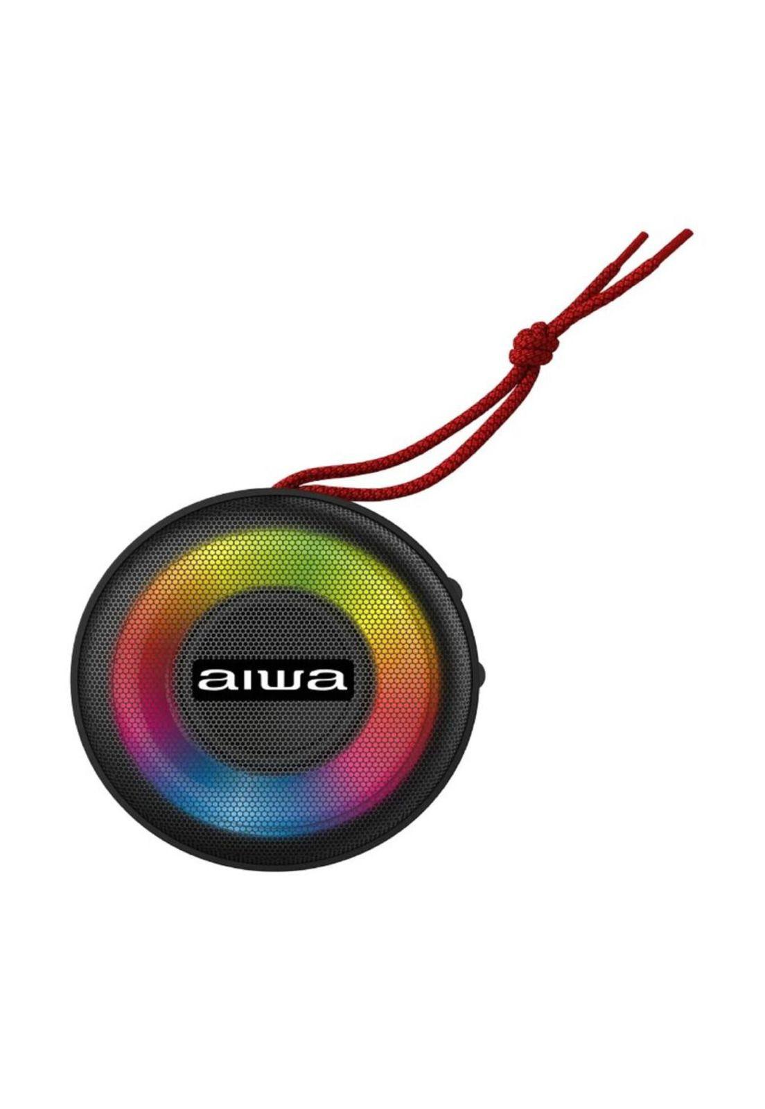 - Parlante Portátil Aiwa Bluetooth 10W IPX6 con Iluminación-0