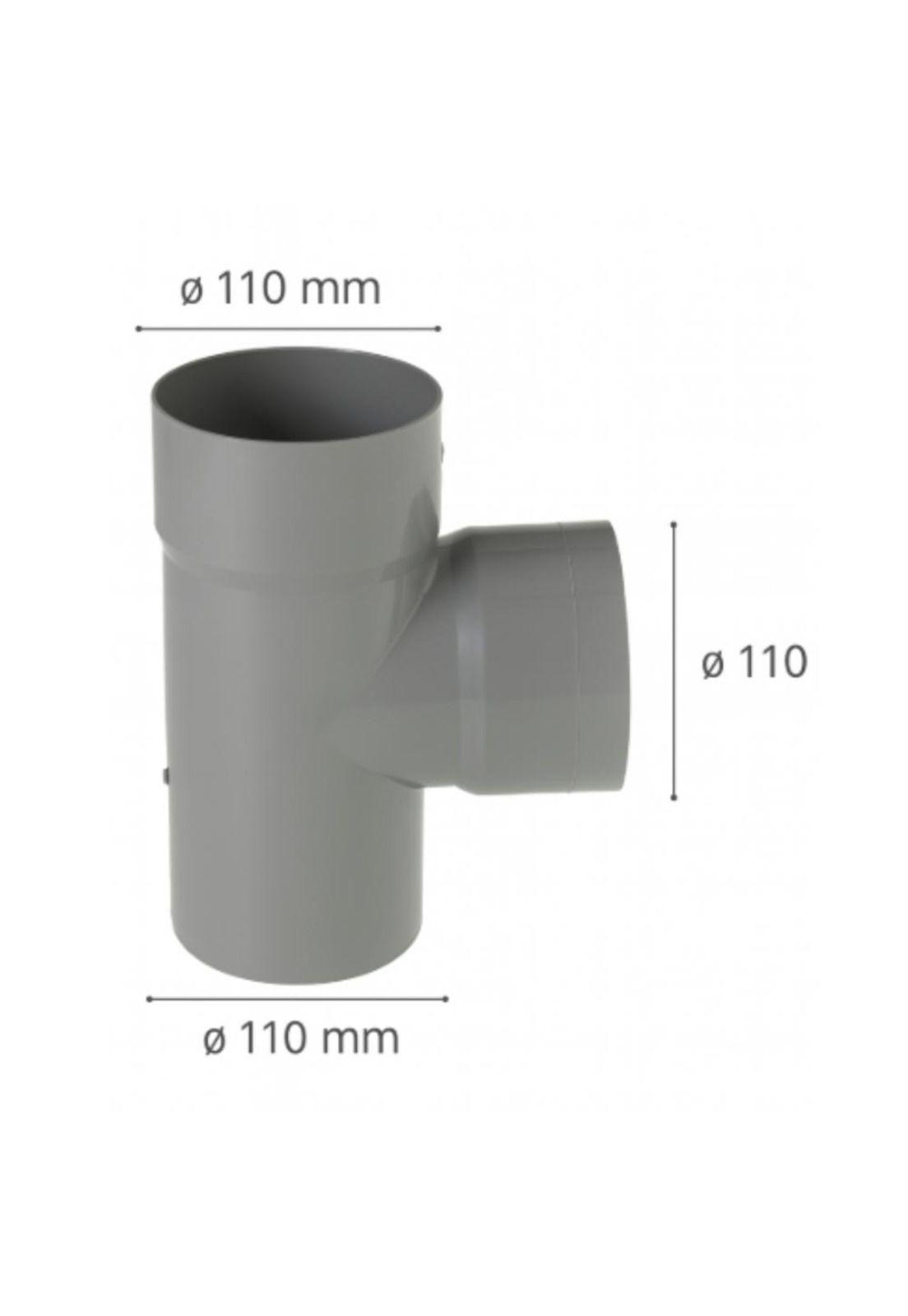 Tee Pvc Sanitario Gris 40 X 40mm Pvc Petroflex-2