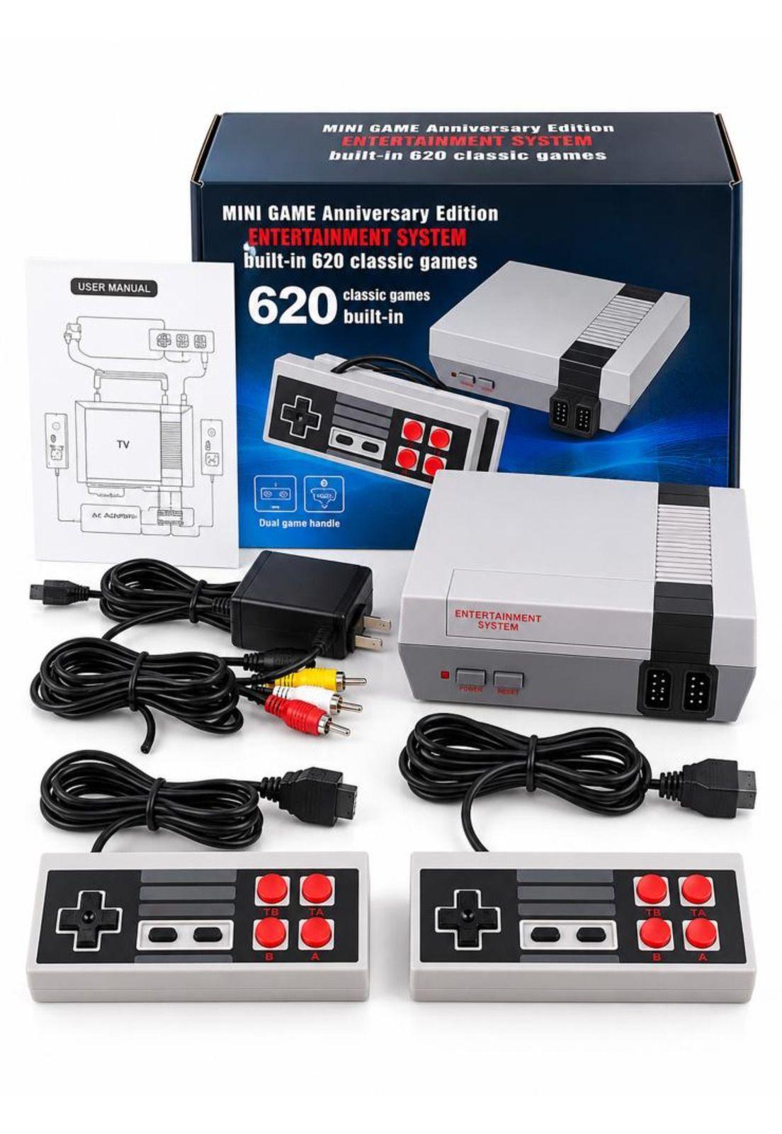 Máquina Clásica de Juegos – Estilo Nintendo, 620 recuerdos-0