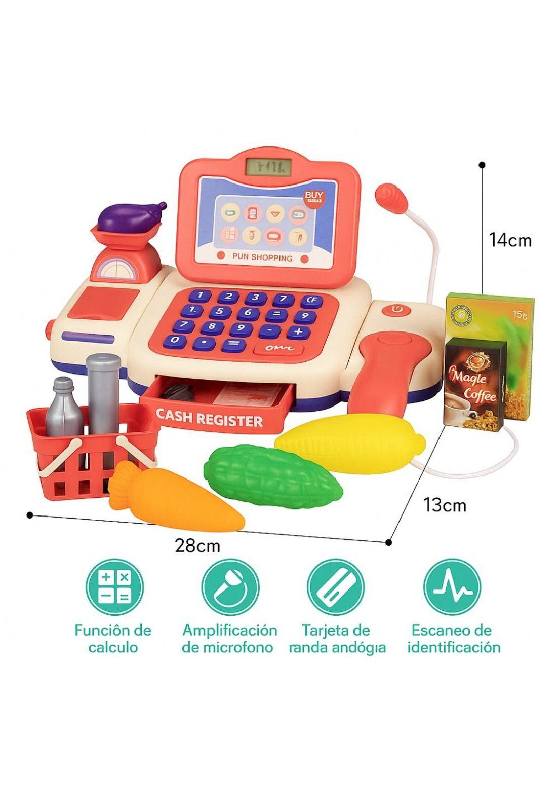Caja Registradora de Juguete con Sonido y Accesorios-6