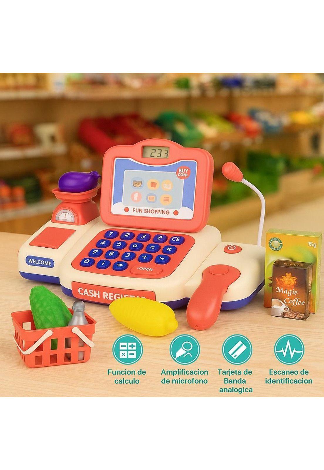 Caja Registradora de Juguete con Sonido y Accesorios-7