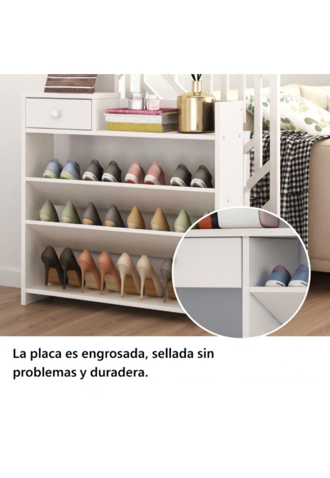 Zapatera de Madera 6 Niveles Organizador Ultra delgado-6