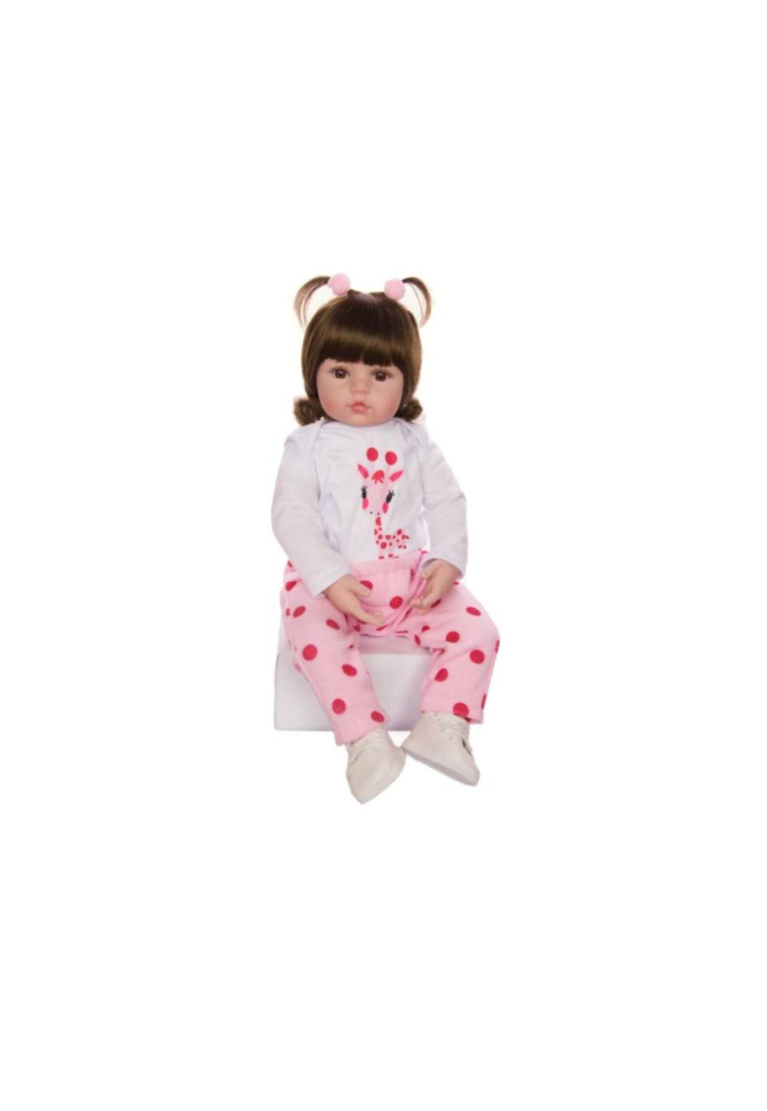 Bebe Muñeca Realista Silicona Reborn con accesorios Juguete (Muñecas:Muñeca Panda)-5