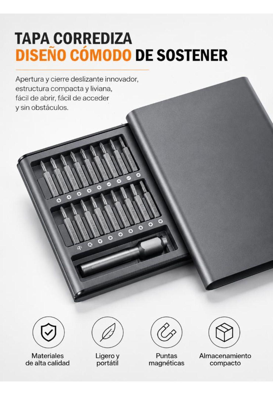 Juego Destornillador 24 Puntas  Magnéticas para Celulares-2