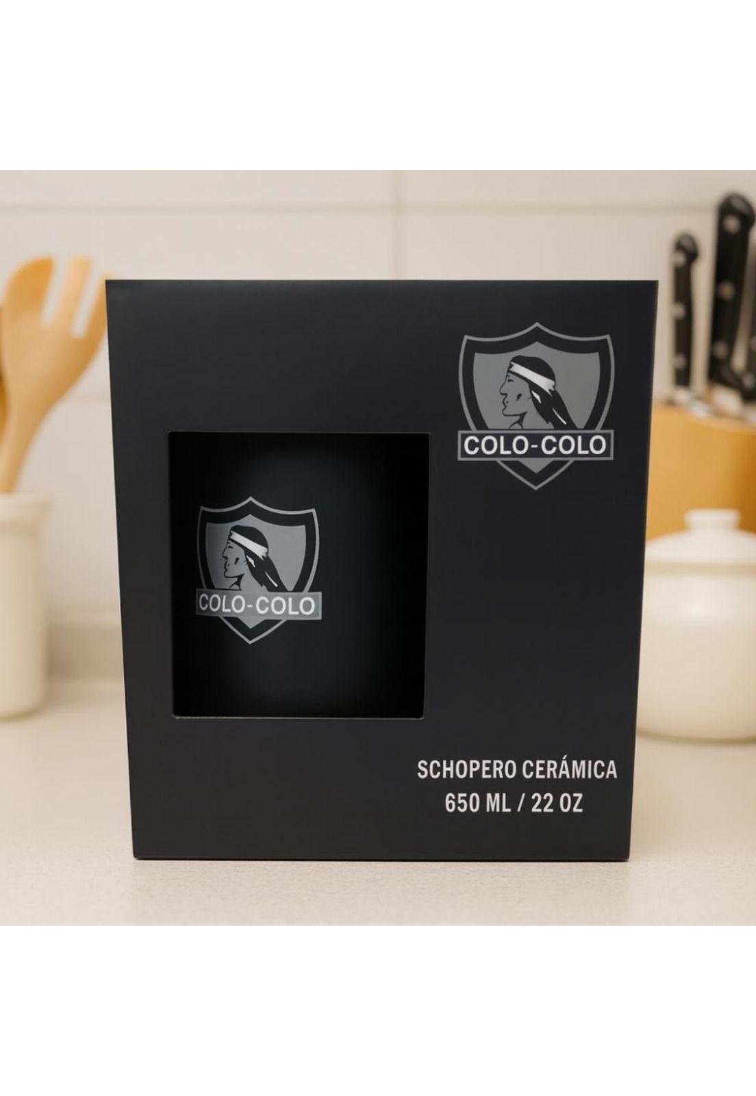 Shopero Colo-Colo Cerámica 650 ml con Caja Negro-4