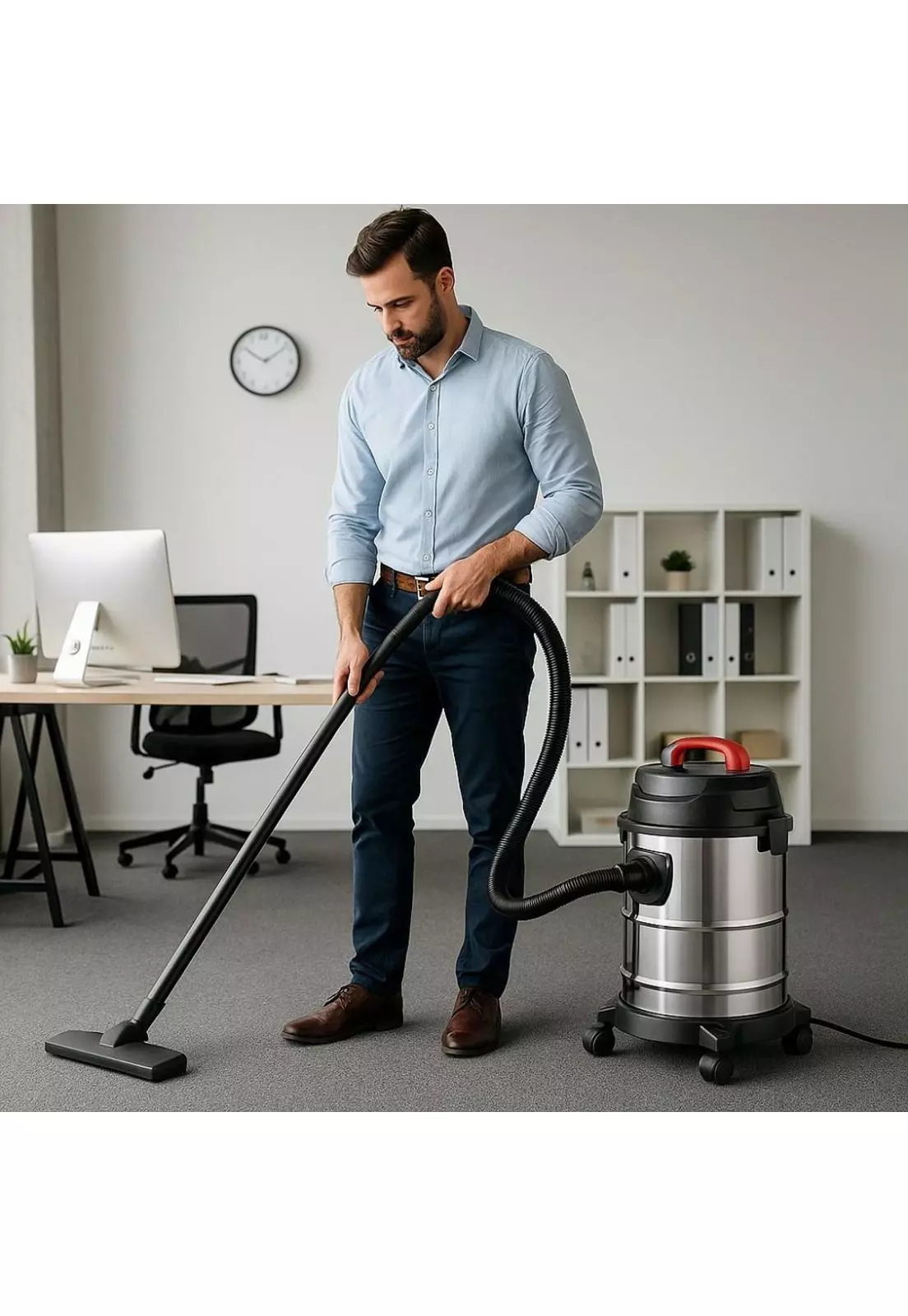 Aspiradora Industrial 20L 1500W MULTIFUNCION INCLUYE CUBRE FILTRO PROTECTOR-1