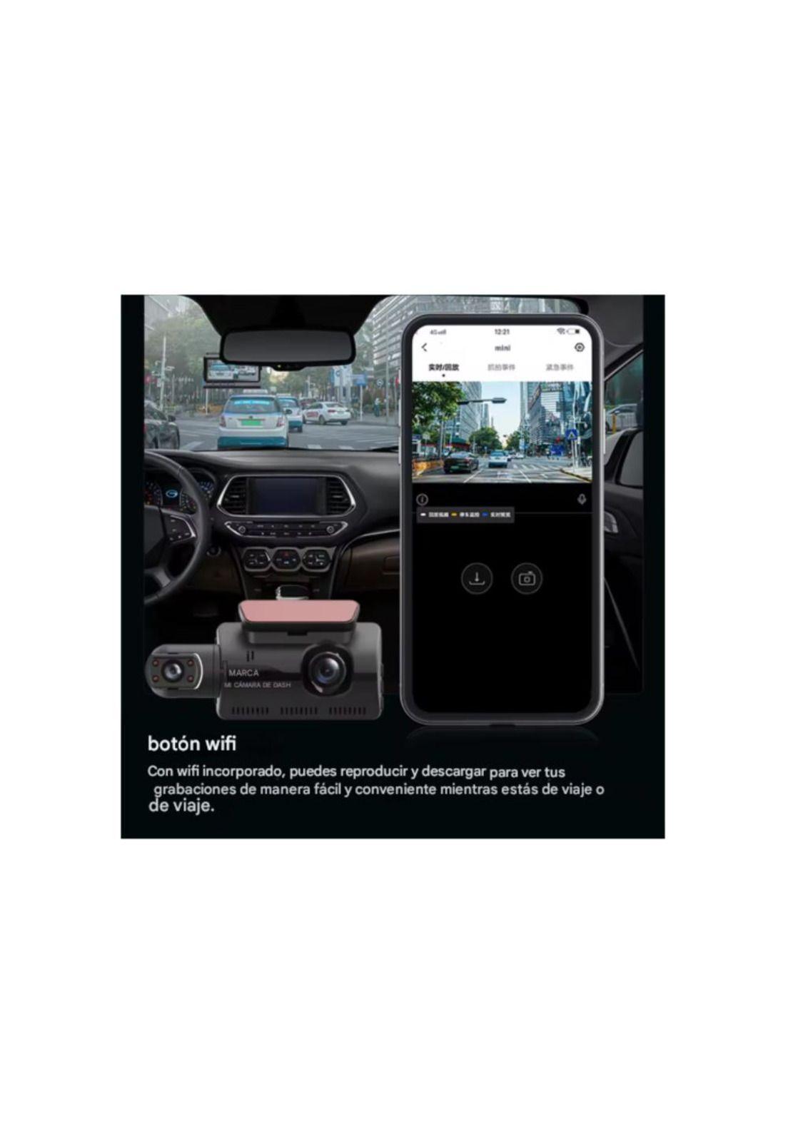 Cámara Para Auto Car Dvr Hd Visión Grabadora de Coches Hd-7