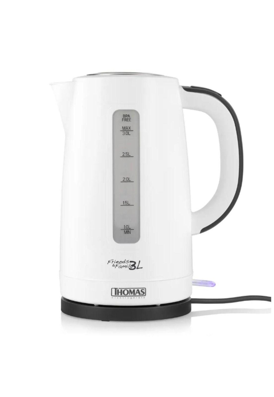 Hervidor Eléctrico Thomas TH-4351 3L 2200W Family & Friends-0