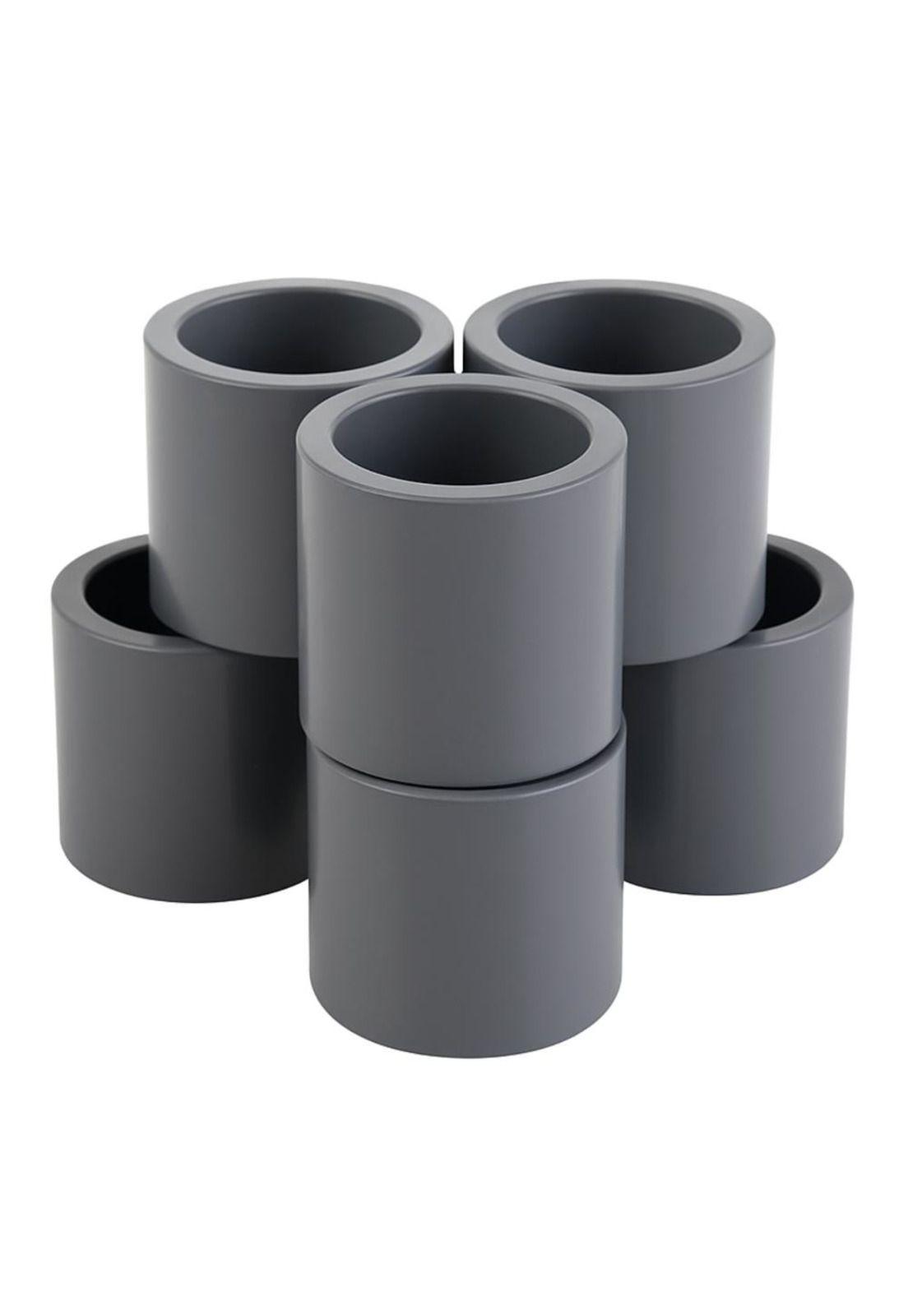 Pack 5 Unidades Copla Ppr Gris 25 Mm-2