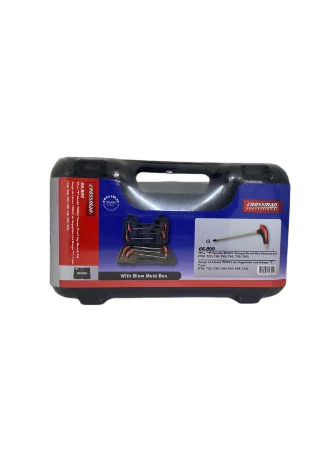 Juego De 7 Llaves Torx Crossman T20 - T55 Tipo T 66899-1