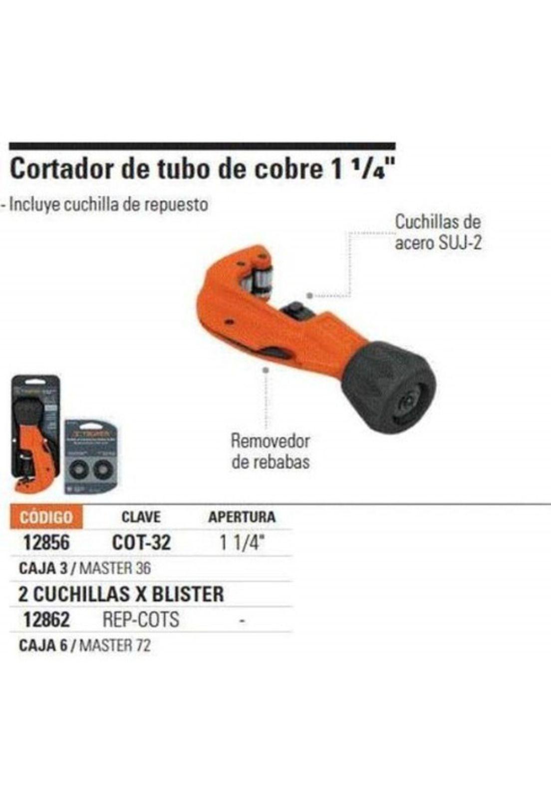 Cortador Tubo Cobre, Aluminio, Profesional Truper 3-32mm-3